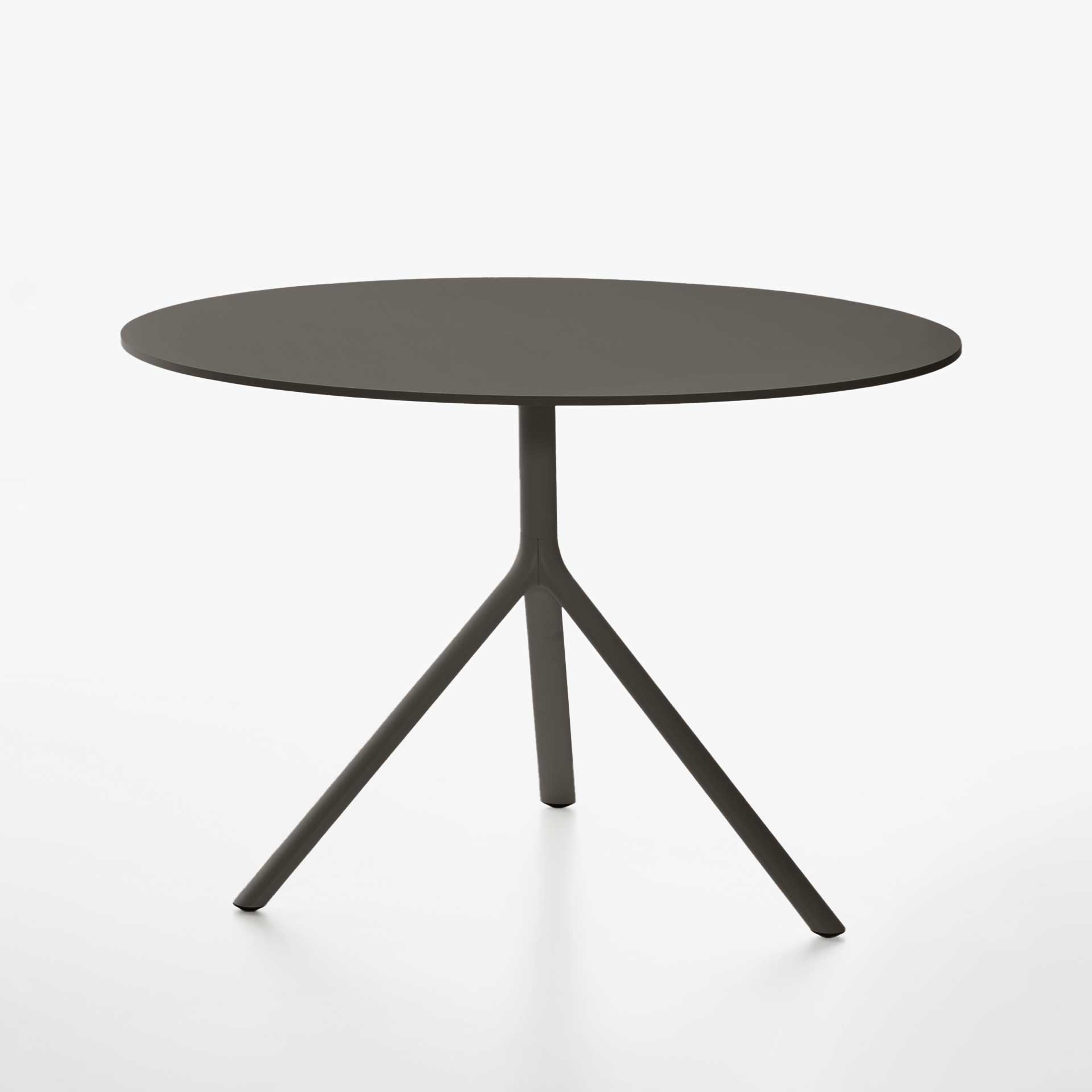 Image of Tisch Plank Miura 110x110 cm, Grau, Rund, Neu, Tisch - Hochwertig & langlebig
