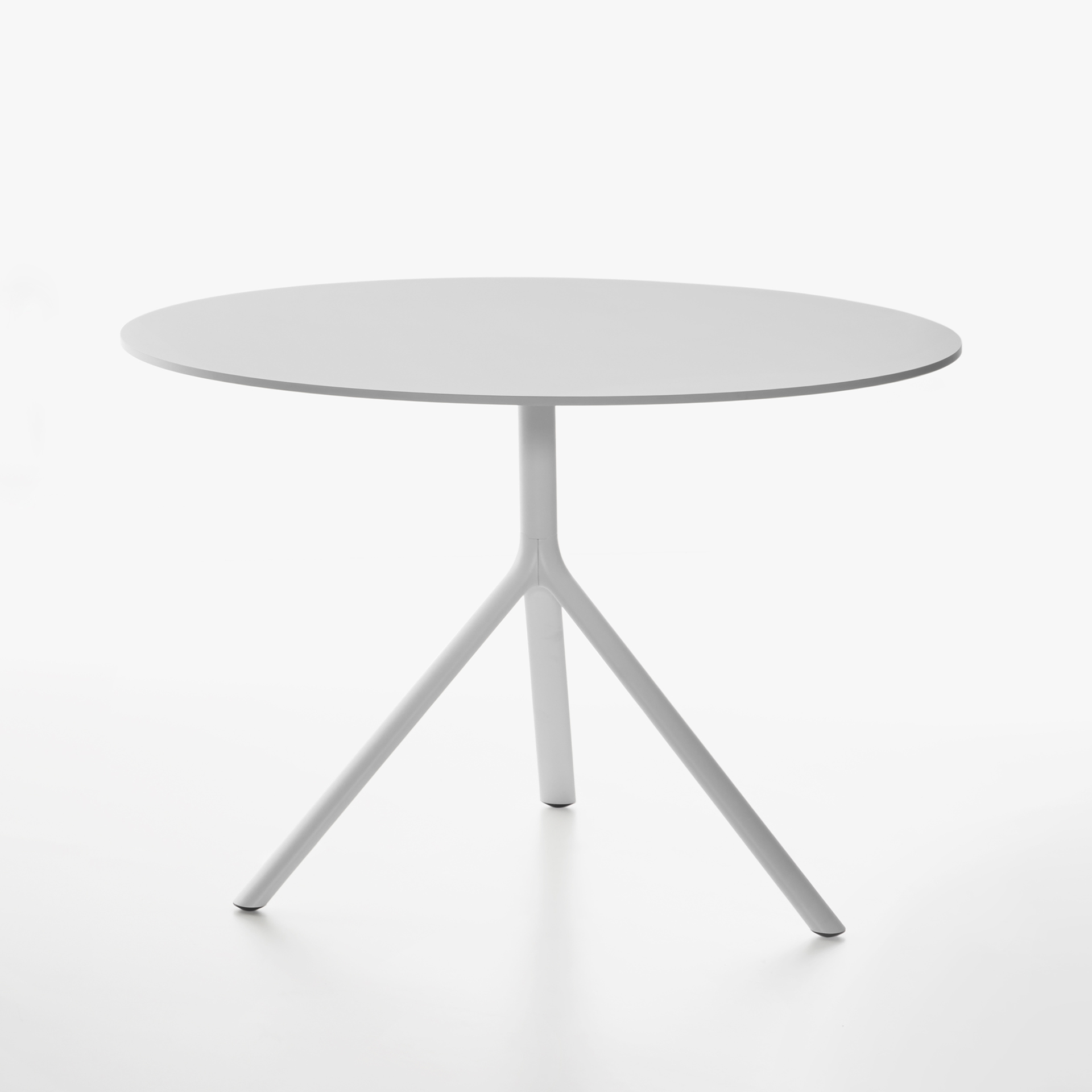 Image of Tisch Plank Miura 110x110 cm, Weiss, Rund, Neu, Tisch - Hochwertig & langlebig