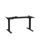 Höhenverstellbares Tischgestell Tradingzone Work Pro (für Tischplatten 120-180 cm) (Neu, Schwarz)
