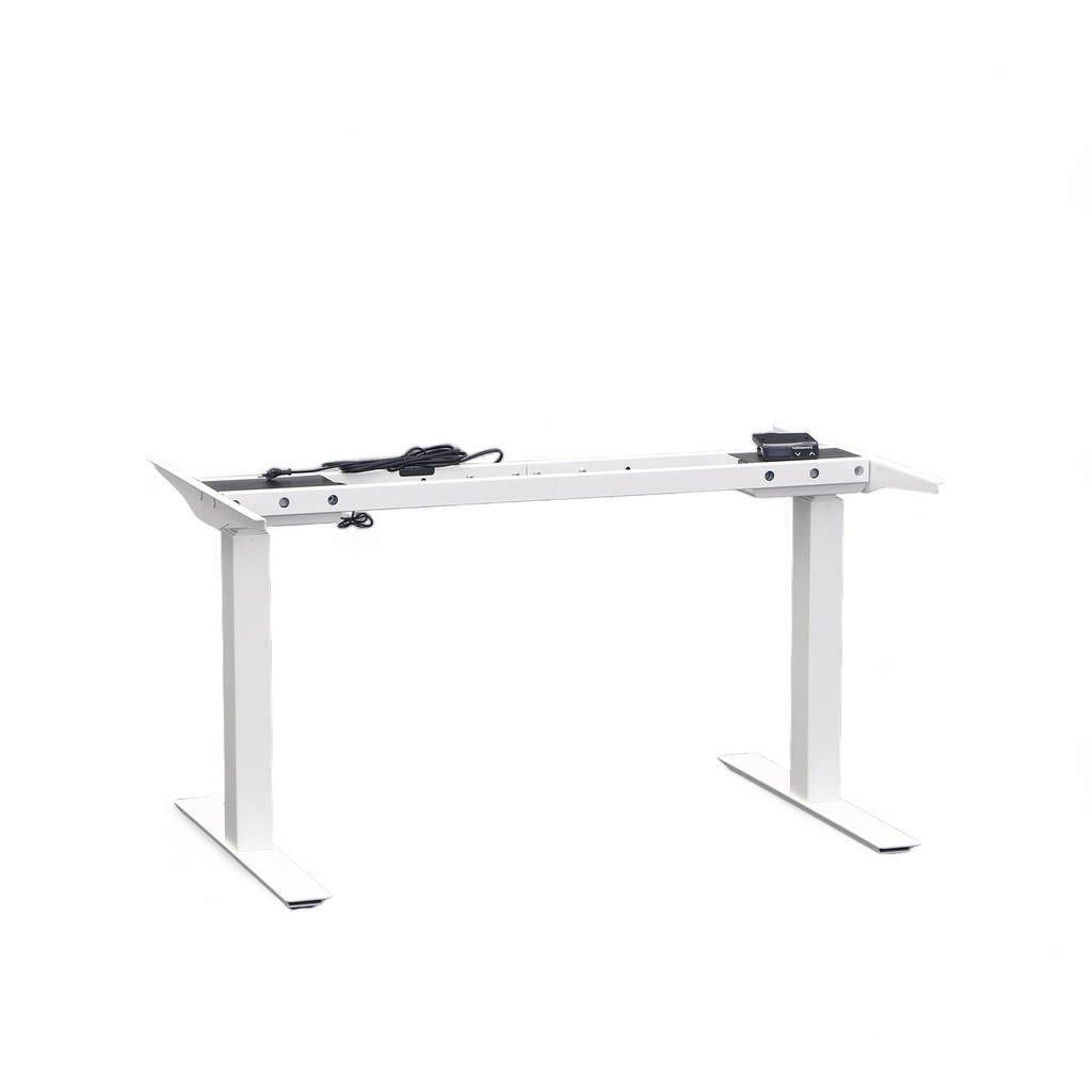 Höhenverstellbares Tischgestell Tradingzone Work Pro (für Tischplatten 120-180 cm) (Sehr gut, Weiss)