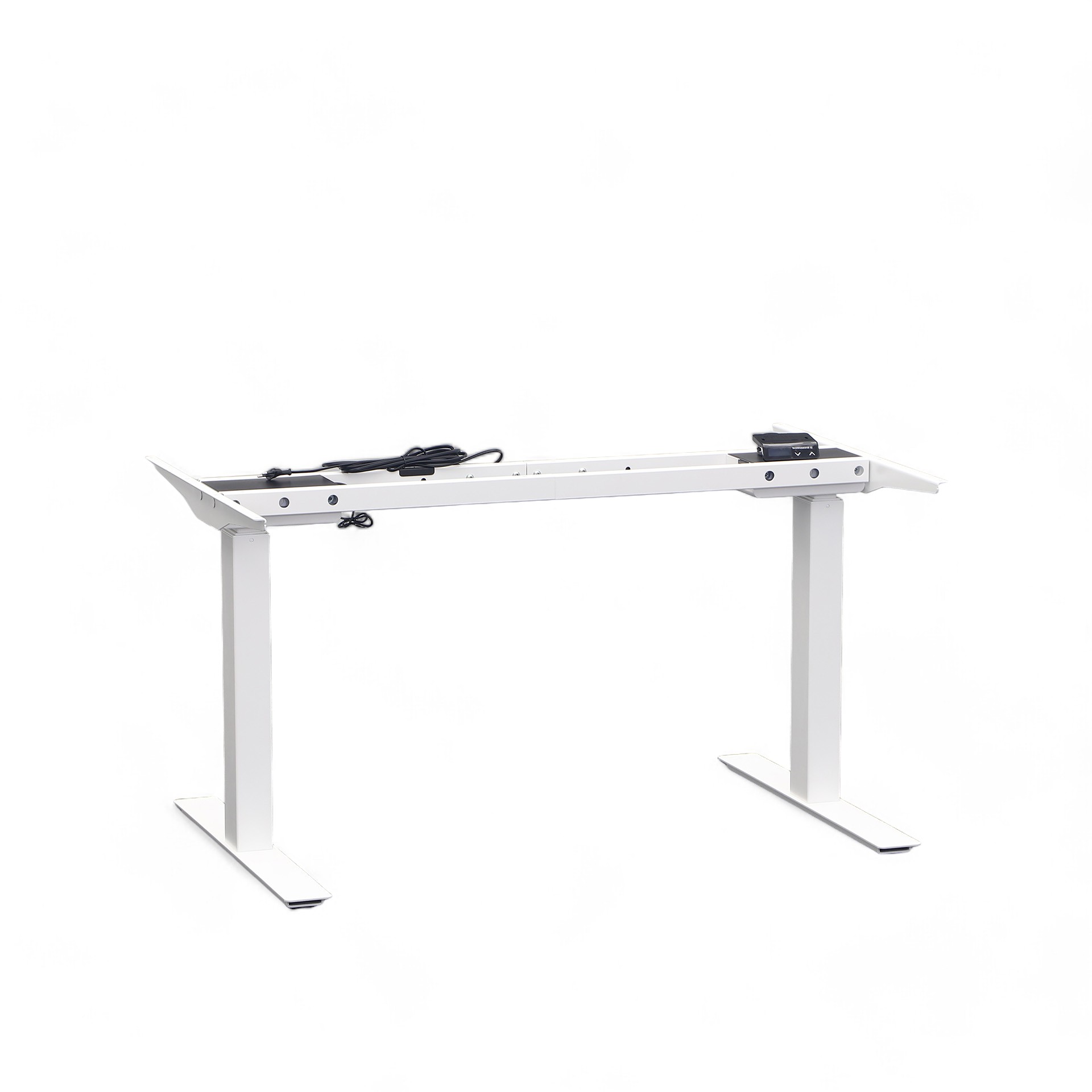 Höhenverstellbares Tischgestell Tradingzone Work Pro (für Tischplatten 120-180 cm), Weiss, Sehr gut - Ergonomisch & Flexibel