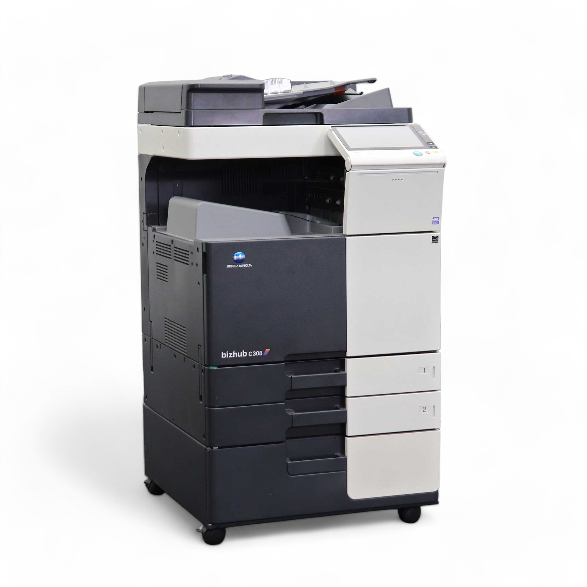 Laserdrucker Konica Minolta Bizhub C308 Farbdrucker auf Rollen (Normal Gebraucht)