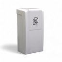 Sammelbehälter für Papier Agora Greenoffice (Weiss, Normal gebraucht)