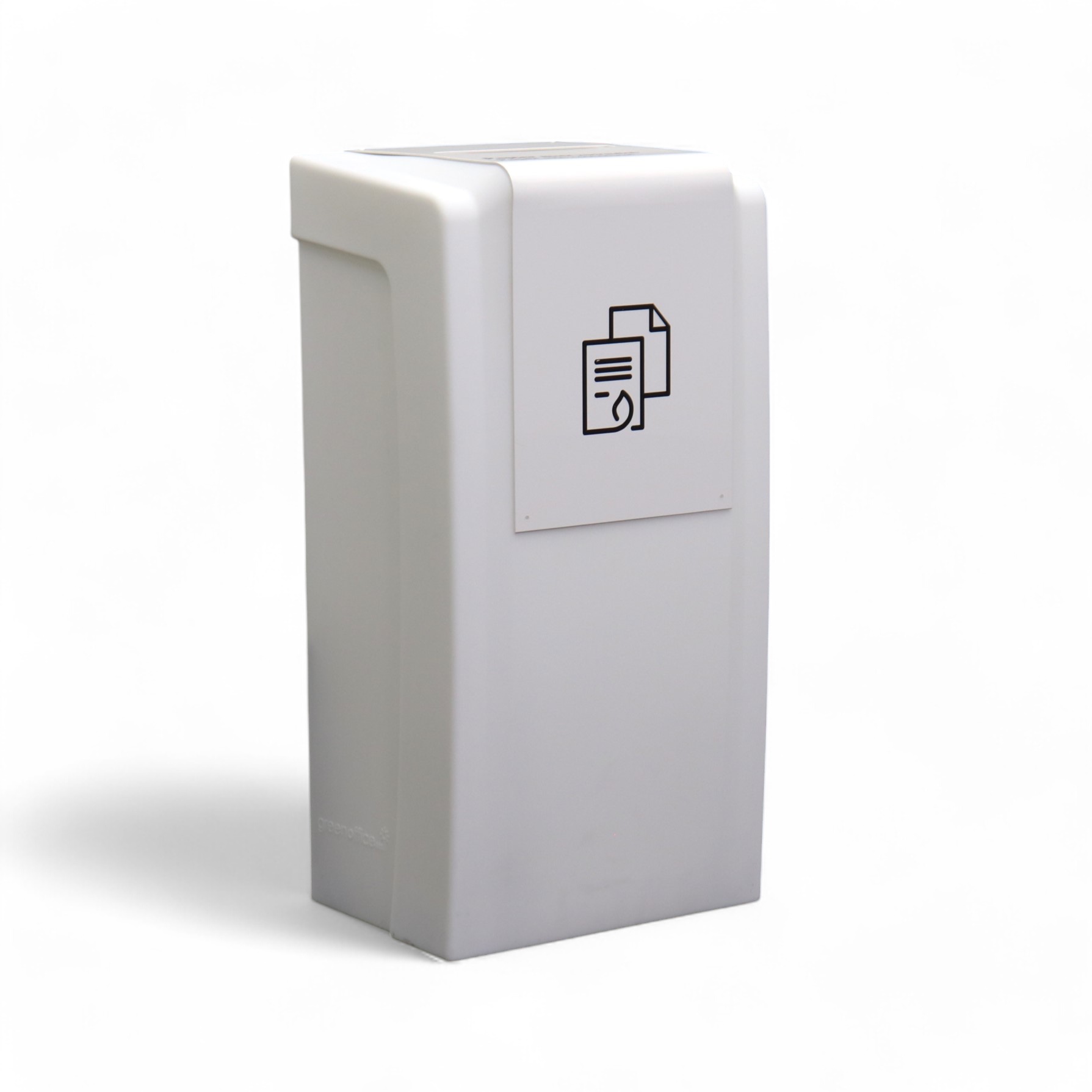 Sammelbehälter für Papier Agora Greenoffice (Weiss, Normal Gebraucht)