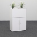 Flügeltürschränke Lista LO, mit Blumentopf Aufbau (Gut, mit Schlüssel)