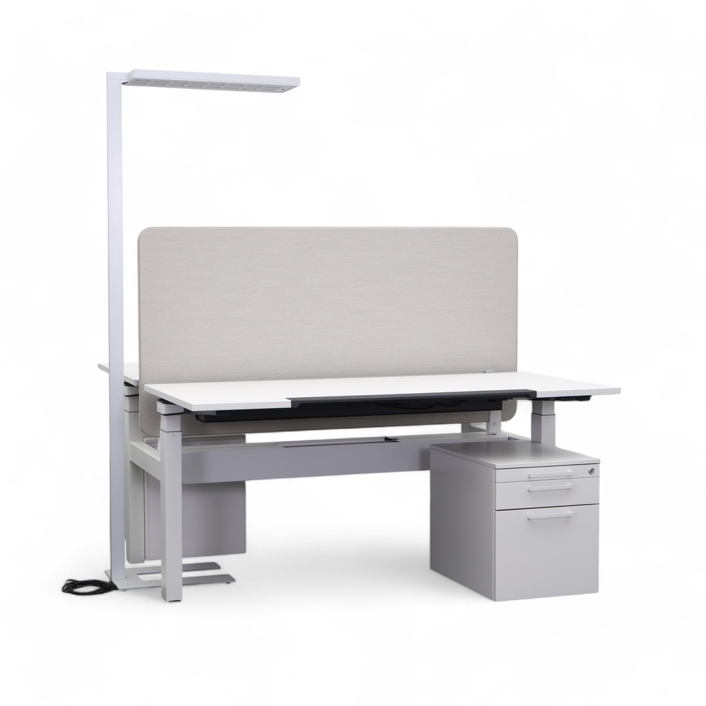 Complete workstation Steelcase Ology (Good)