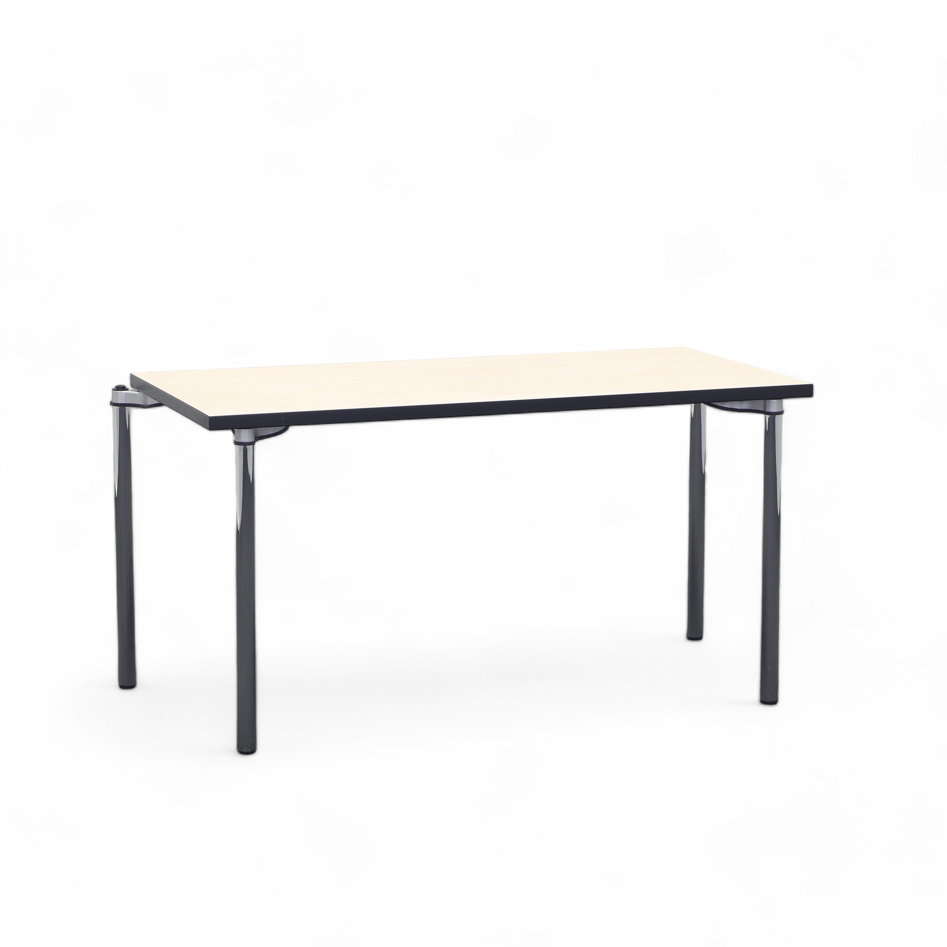 Schulungstisch Dietiker Switzerland 140x70 cm, Ahorn/Verchromt, Gut, Bürotisch - für Büro oder Homeoffice