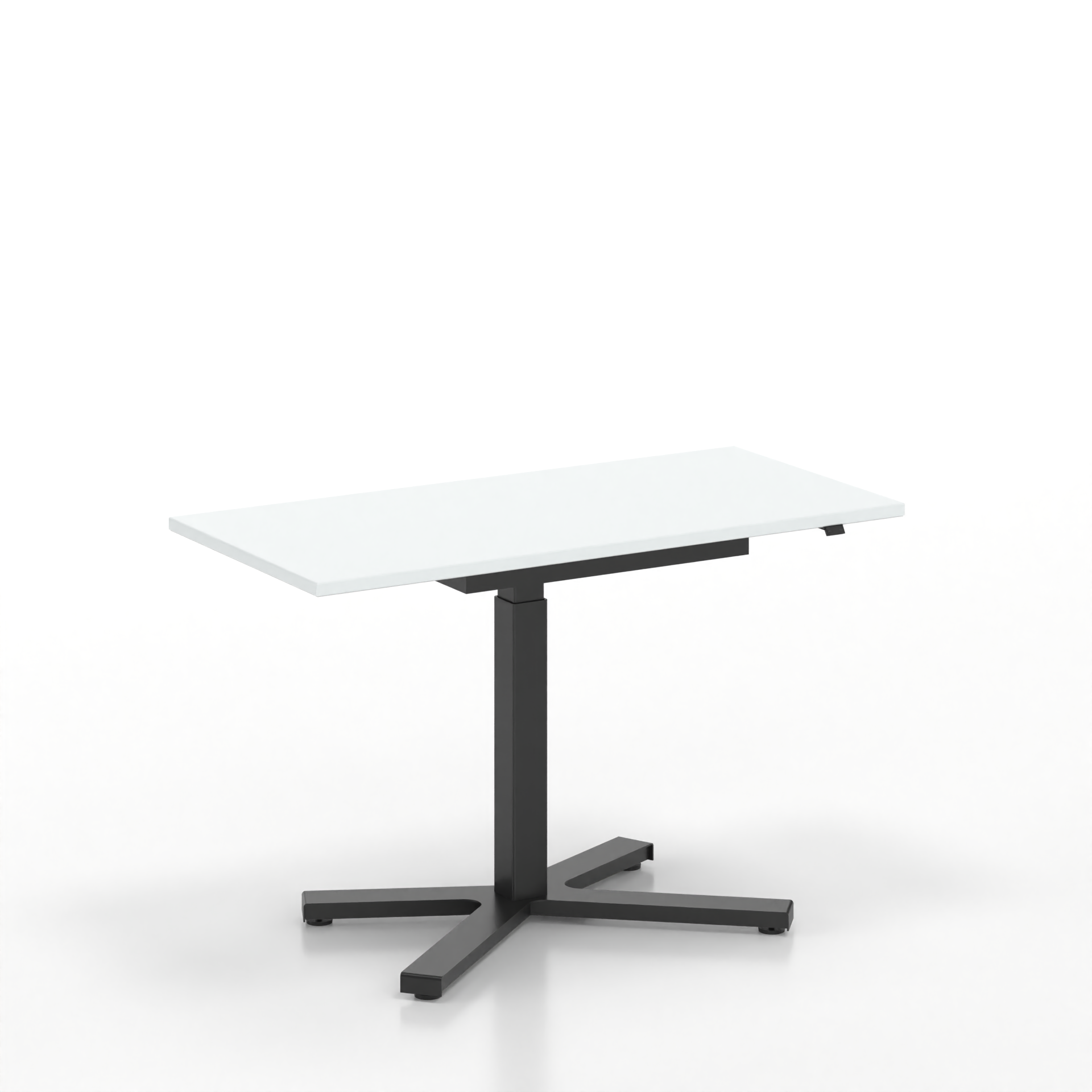 Standing Desk Tradingzone GO Swiss Mini (White gray, New, 115x55, Black)