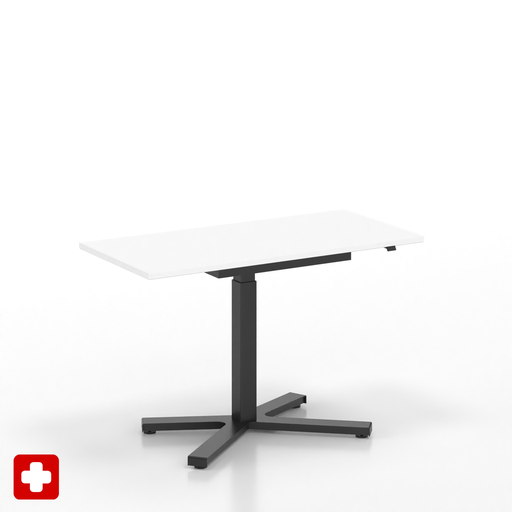 Stehtisch Tradingzone GO Swiss Mini (Sehr gut, 115x55, Weiss, Schwarz)