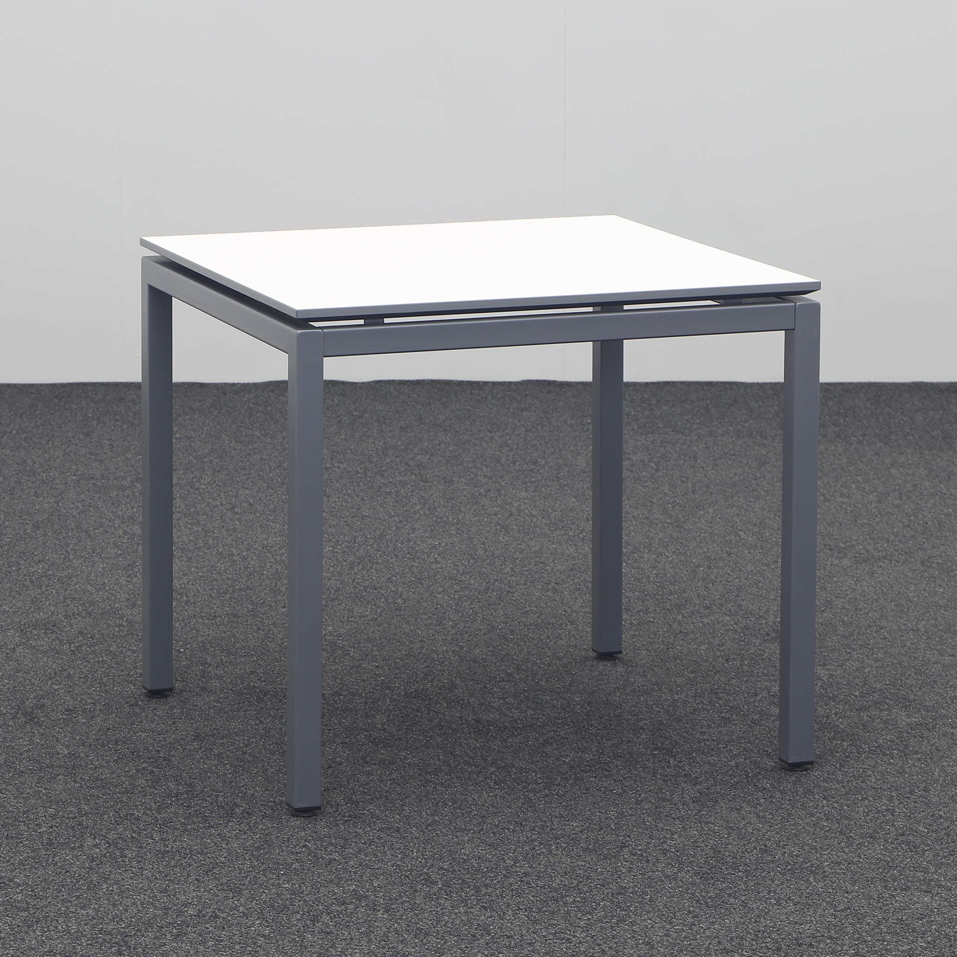 Besprechungstisch Lista LO Motion 80x80 cm, Lichtgrau/Anthrazit, Quadratisch, Normal gebraucht, Tisch - Hochwertig & langlebig