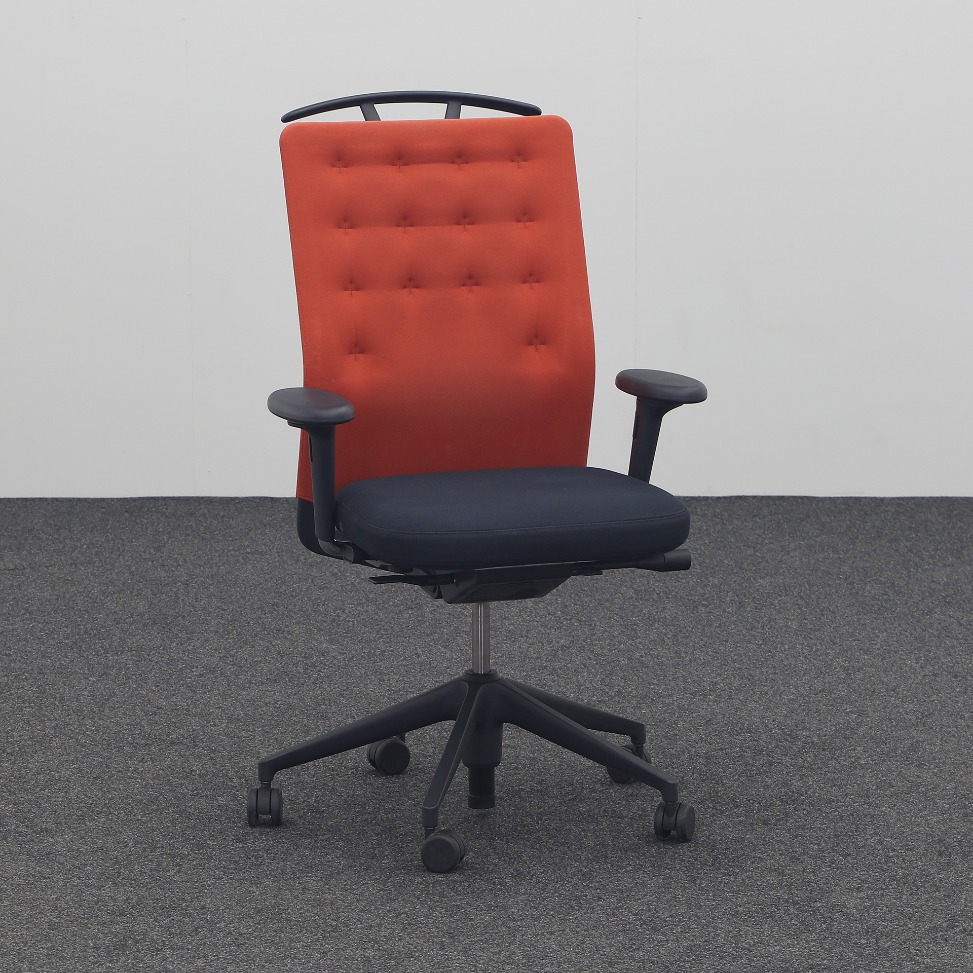 Vitra Bürostuhl ID Trim mit Armstützen (Rost, Normal Gebraucht)