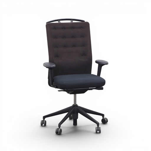 Vitra Bürostuhl ID Trim mit Armstützen (Normal gebraucht, Braun)