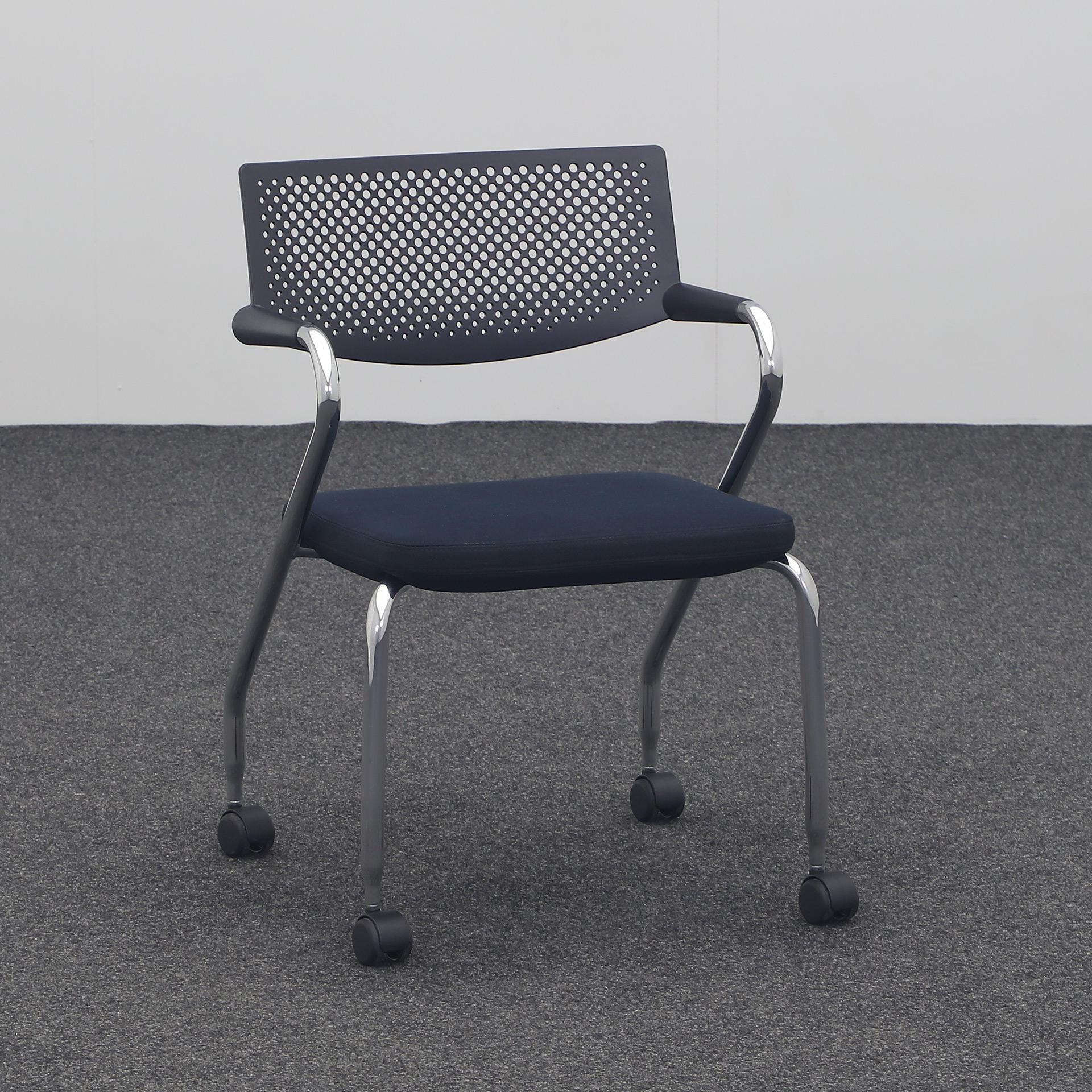 4-Fuss Stuhl Vitra Visaroll (Gut)