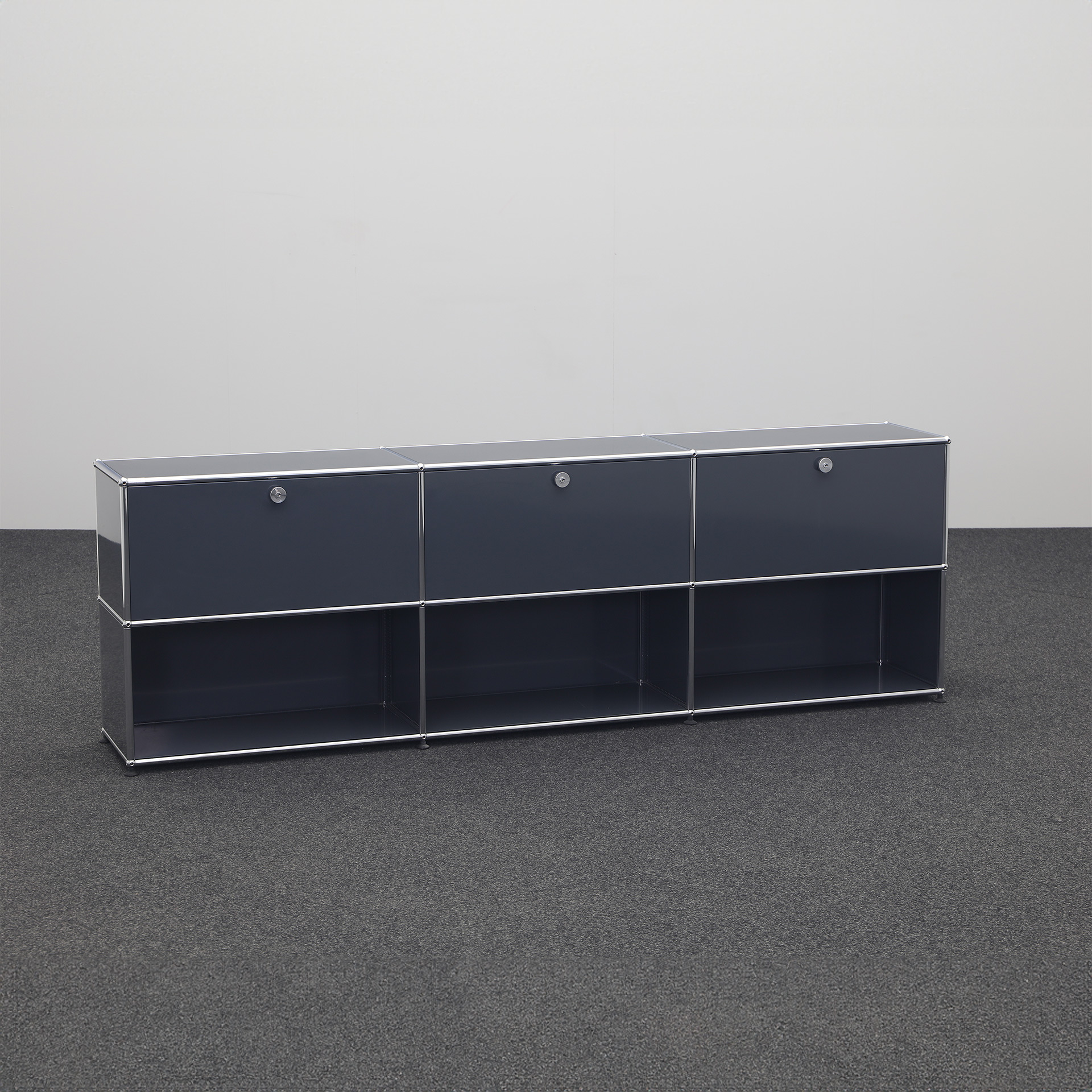 Modulschrank USM Haller (Normal Gebraucht, Mit Schlüssel)