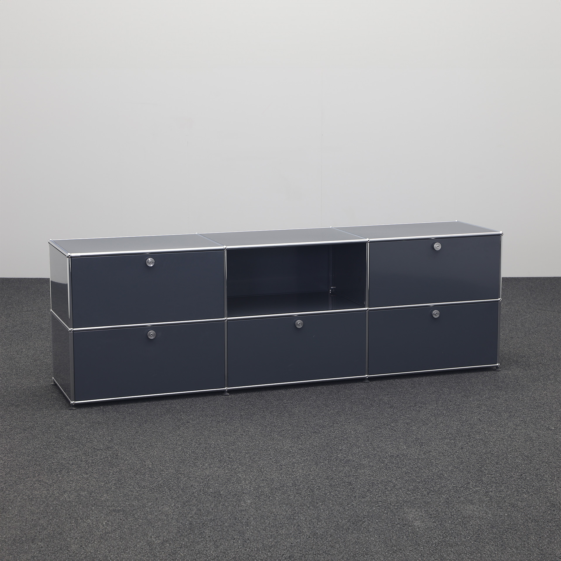 Modulschrank USM Haller (Normal Gebraucht, Mit Schlüssel)