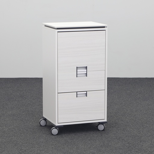 Caddy Steelcase Moby (Gut, Akazie, mit Schlüssel, mit Hängeregister & Stauraum)
