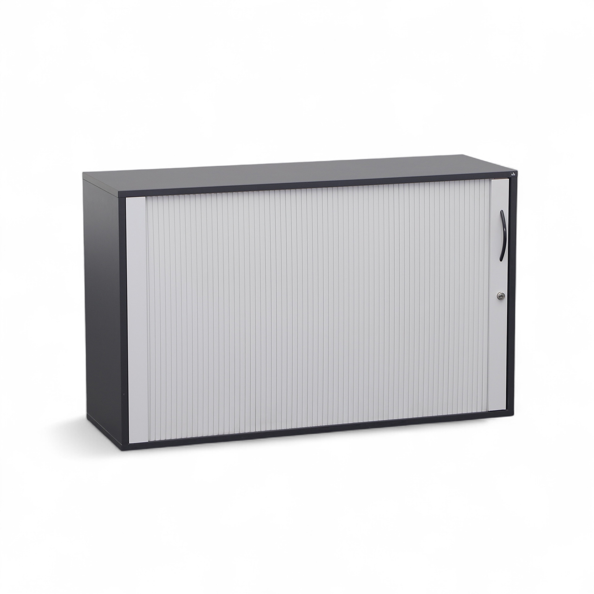 Rollladenschrank Elan Euroffice (Lichtgrau, Normal gebraucht, mit Schlüssel)