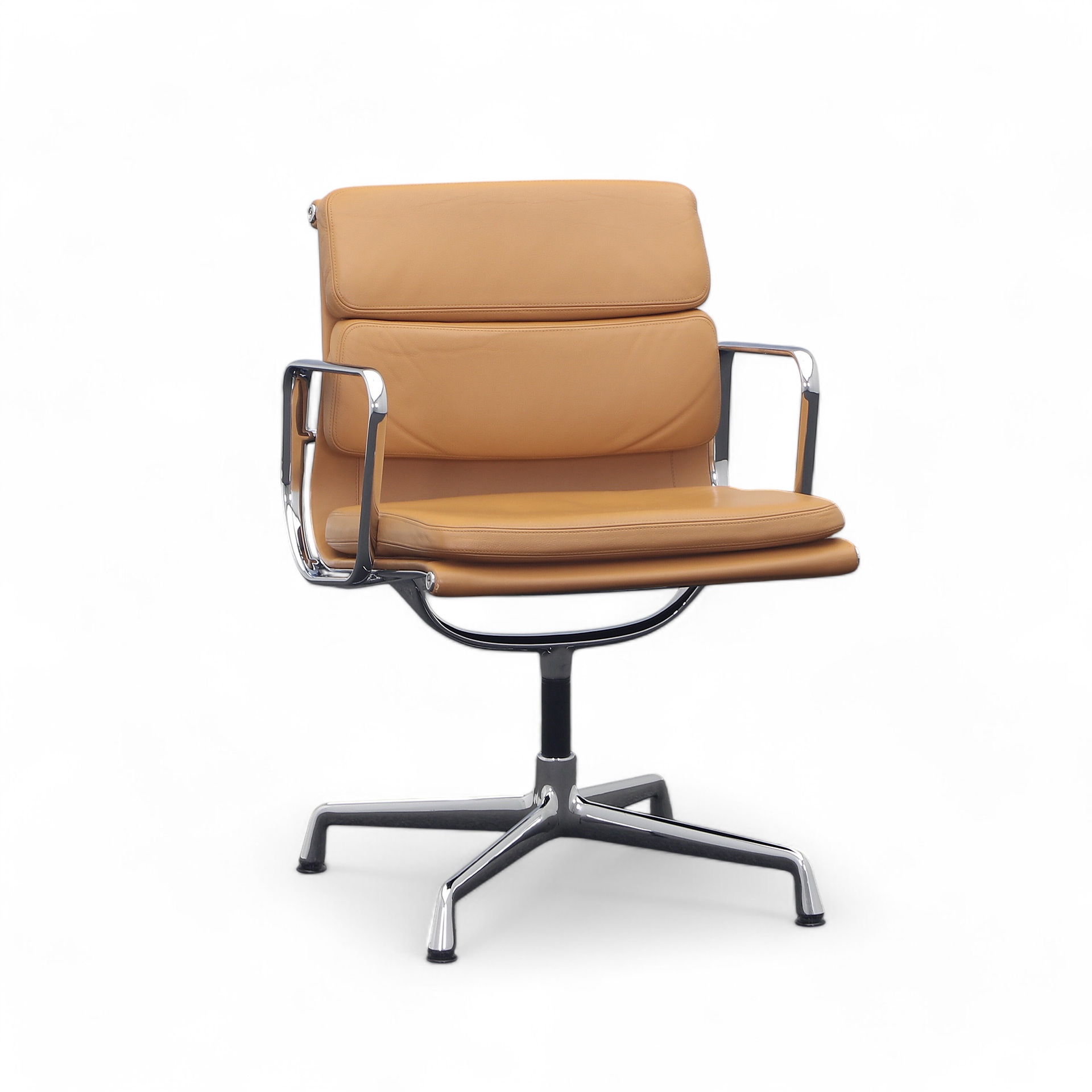 Vitra Soft Pad Chair EA 208 (Light brown, Good)