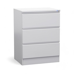 Hängeregisterschrank Lichtgrau Stahl (Normal gebraucht, mit Schlüssel)