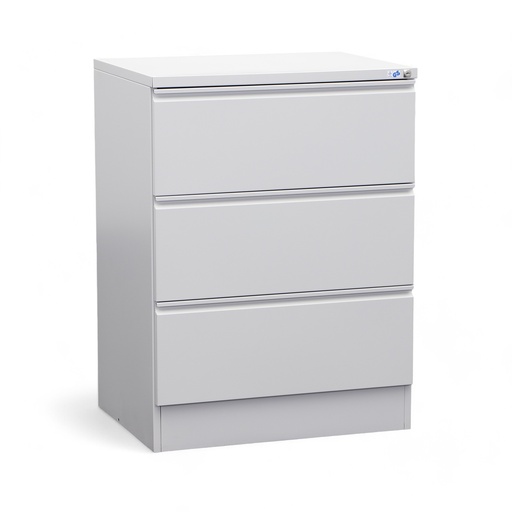 Hängeregisterschrank Lichtgrau Stahl (Gut, mit Schlüssel)