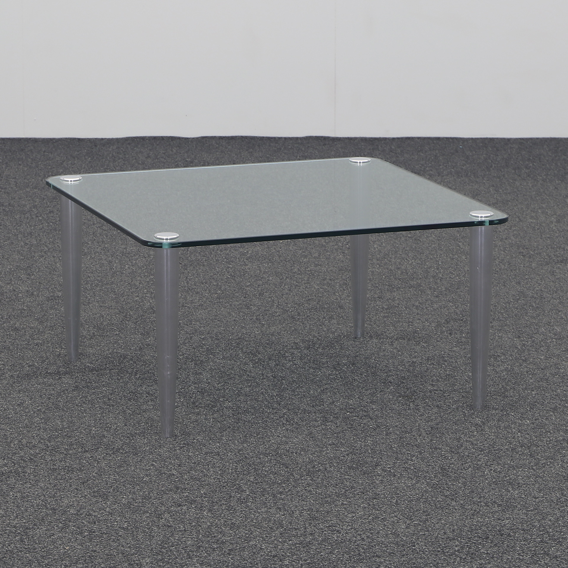 Glas Salontisch Quadratisch (Normal Gebraucht)