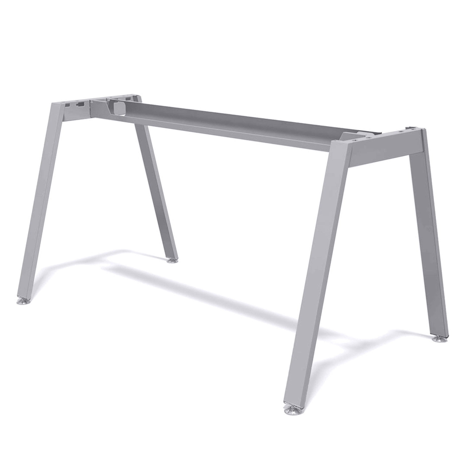 Tischgestell Tradingzone Sem 120x60 cm, Silbergrau, Neu, Bürotisch - für Büro oder Homeoffice