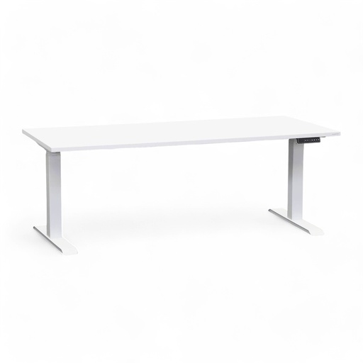 Table haute IBEBI Piano 2.0 (Blanc, Nouveau, 180x80, Blanc)