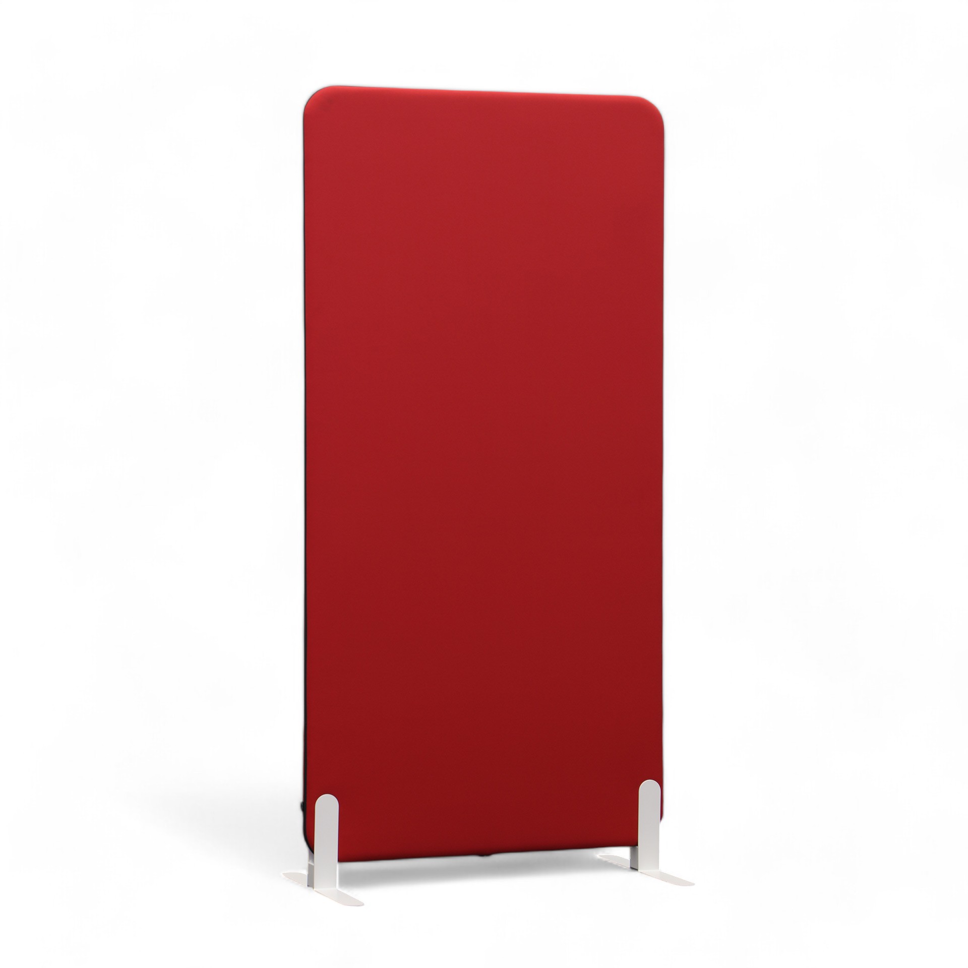 Akustik Trennwand Mdd Sonic (Rot, Neu, 80x165)