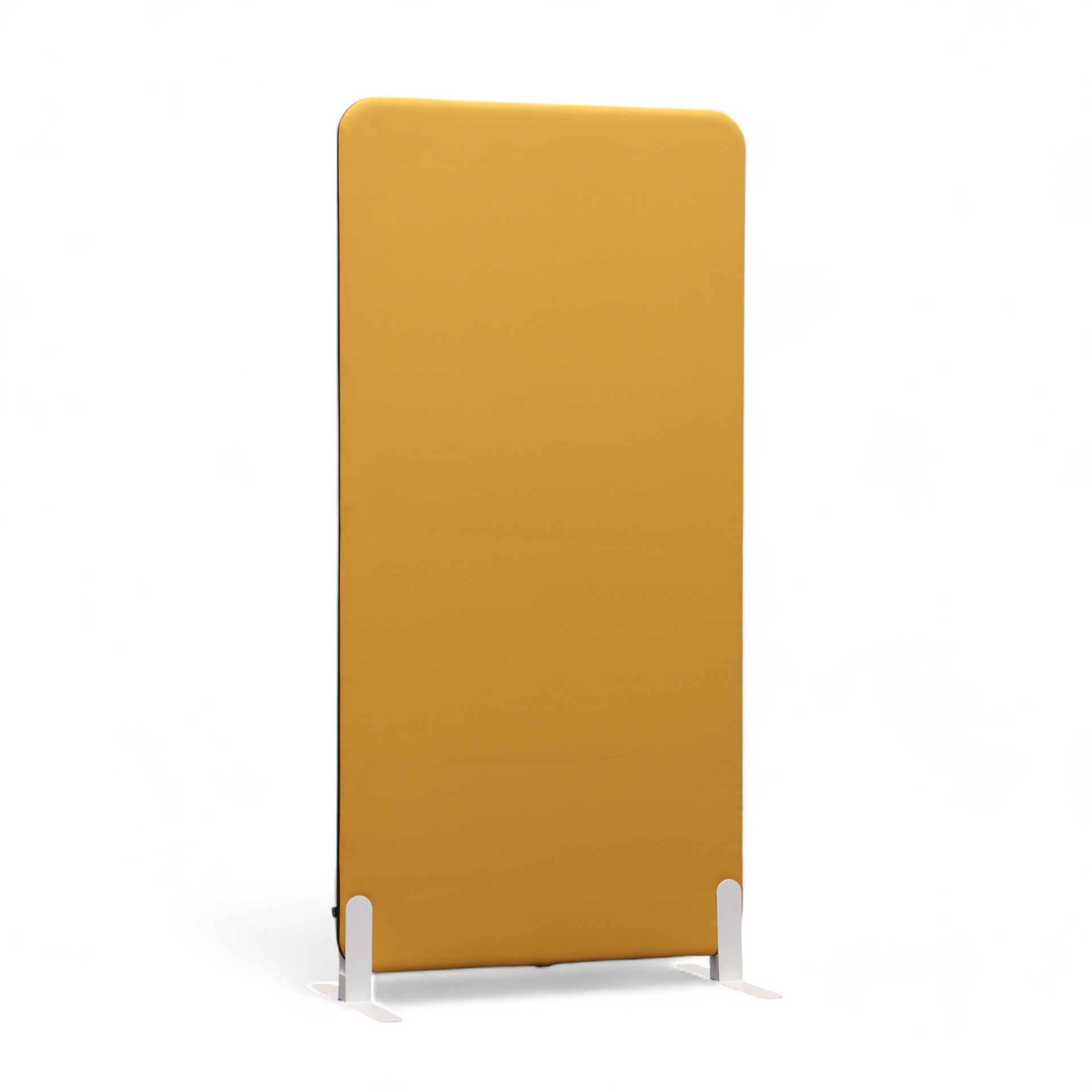 Cloison acoustique Mdd Sonic 80x165 cm, Jaune, Nouveau
