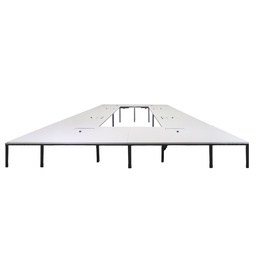 Grosser Konferenztisch Steelcase (Gut)