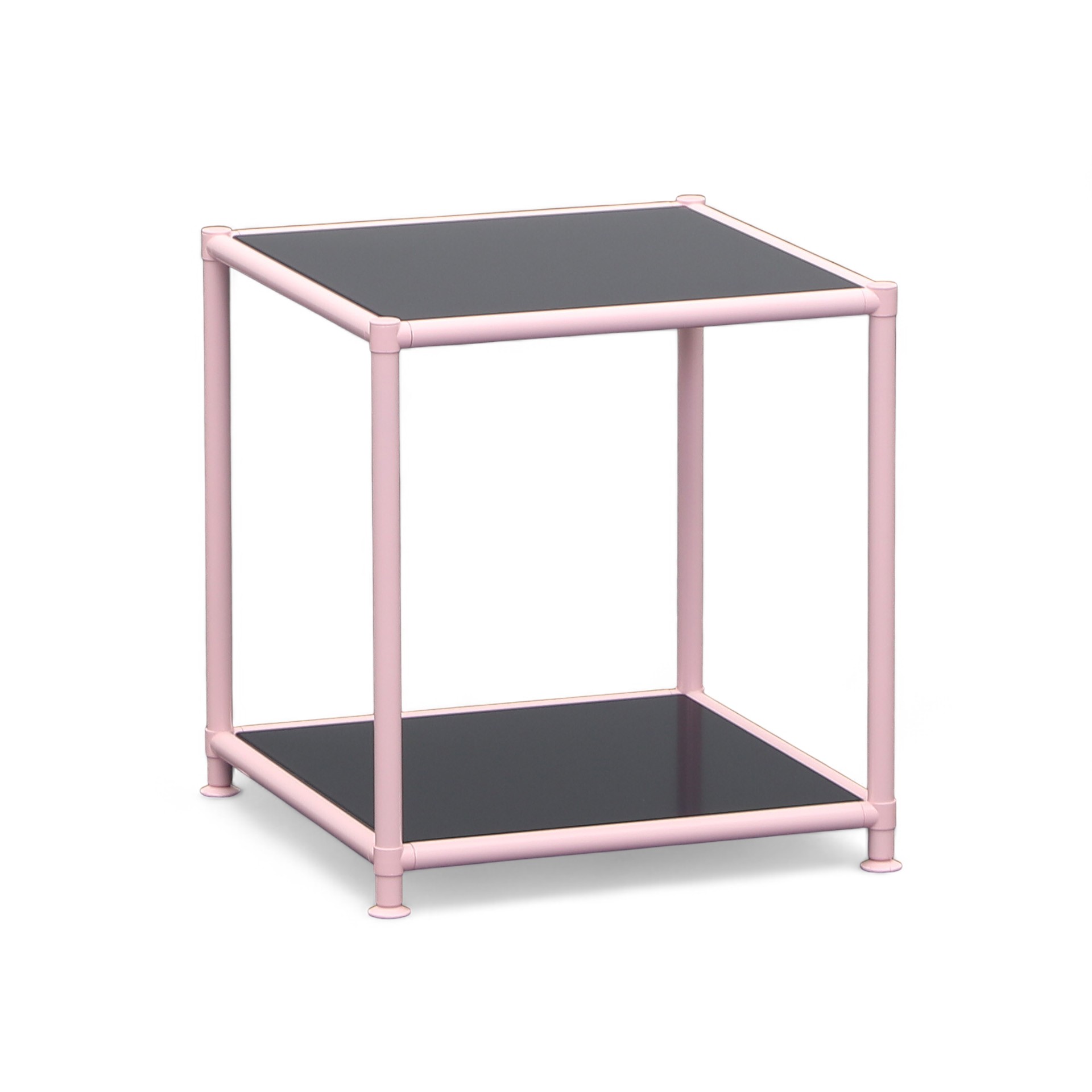 Image of Couchtisch System4 Cubey 40.4x40.4 cm, Schwarz/Pink, Quadratisch, Neu - Perfekt für Sofa und Lounge