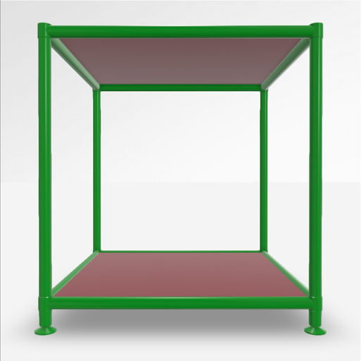 Couchtisch System4 Cubey (Rubinrot, Neu, Grün)