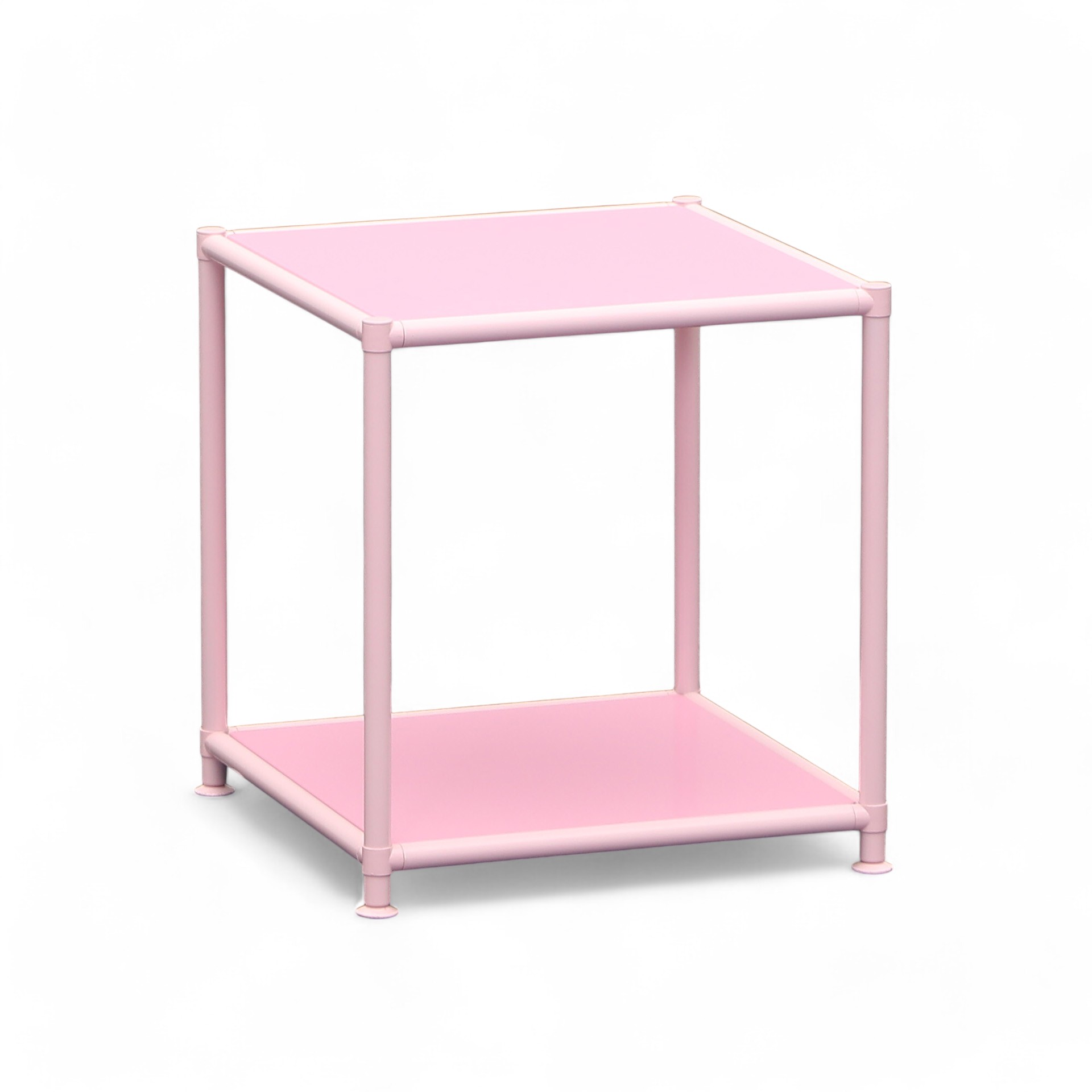 Image of Couchtisch System4 Cubey 40.4x40.4 cm, Dunkelpink/Pink, Quadratisch, Neu - Perfekt für Sofa und Lounge