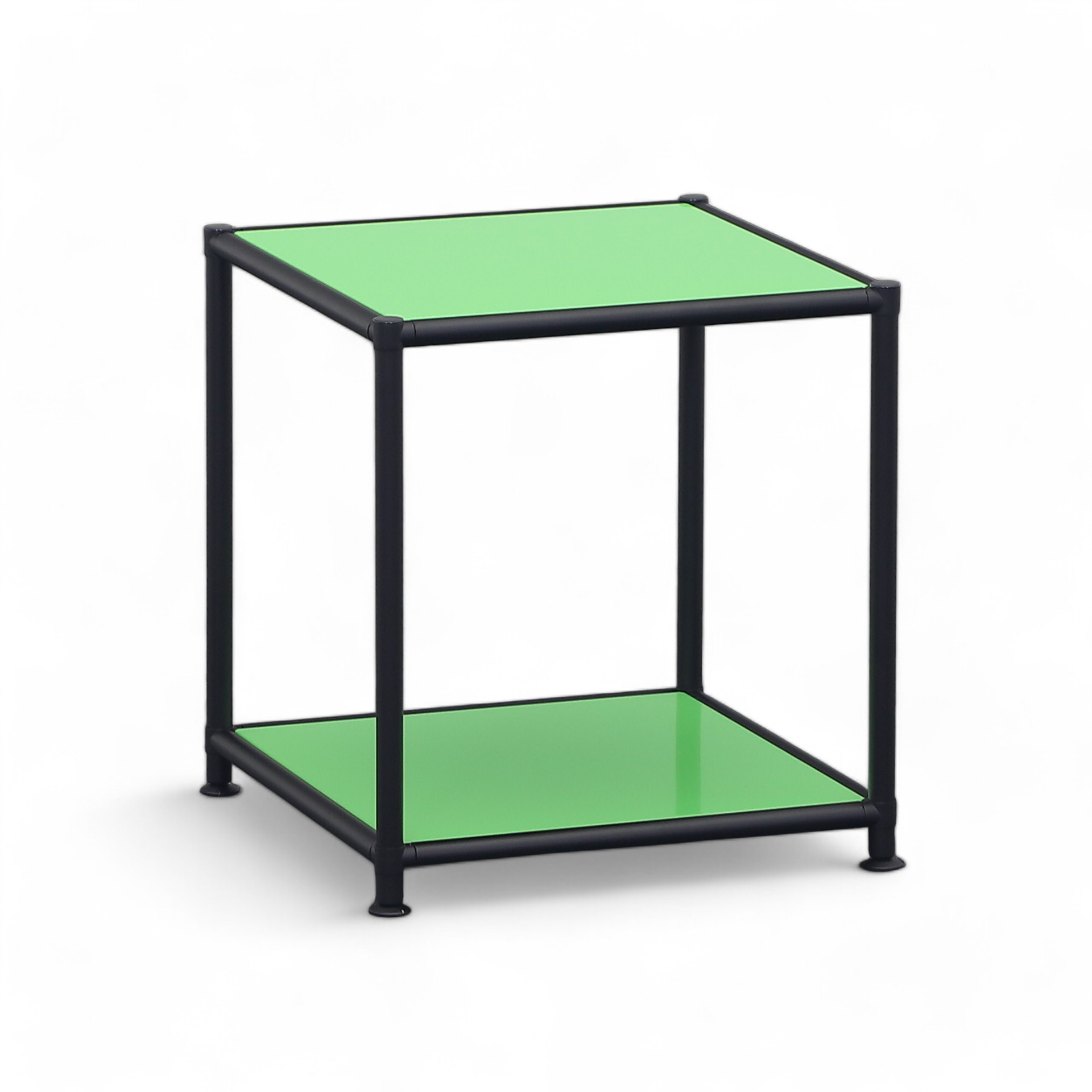 Image of Couchtisch System4 Cubey 40.4x40.4 cm, Apple Green/Schwarz, Quadratisch, Neu - Perfekt für Sofa und Lounge