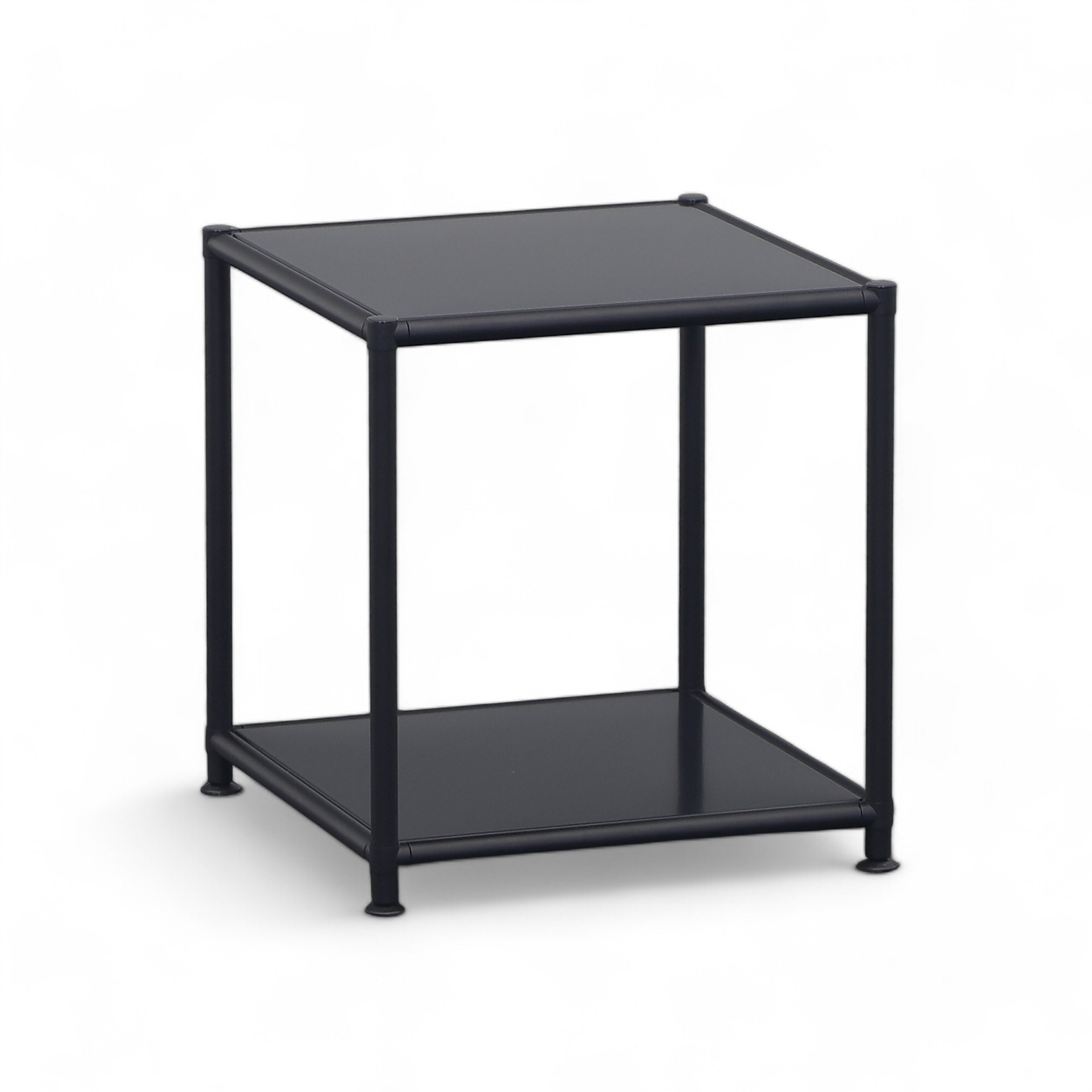 Image of Couchtisch System4 Cubey 40.4x40.4 cm, Schwarz/Schwarz, Quadratisch, Neu - Perfekt für Sofa und Lounge