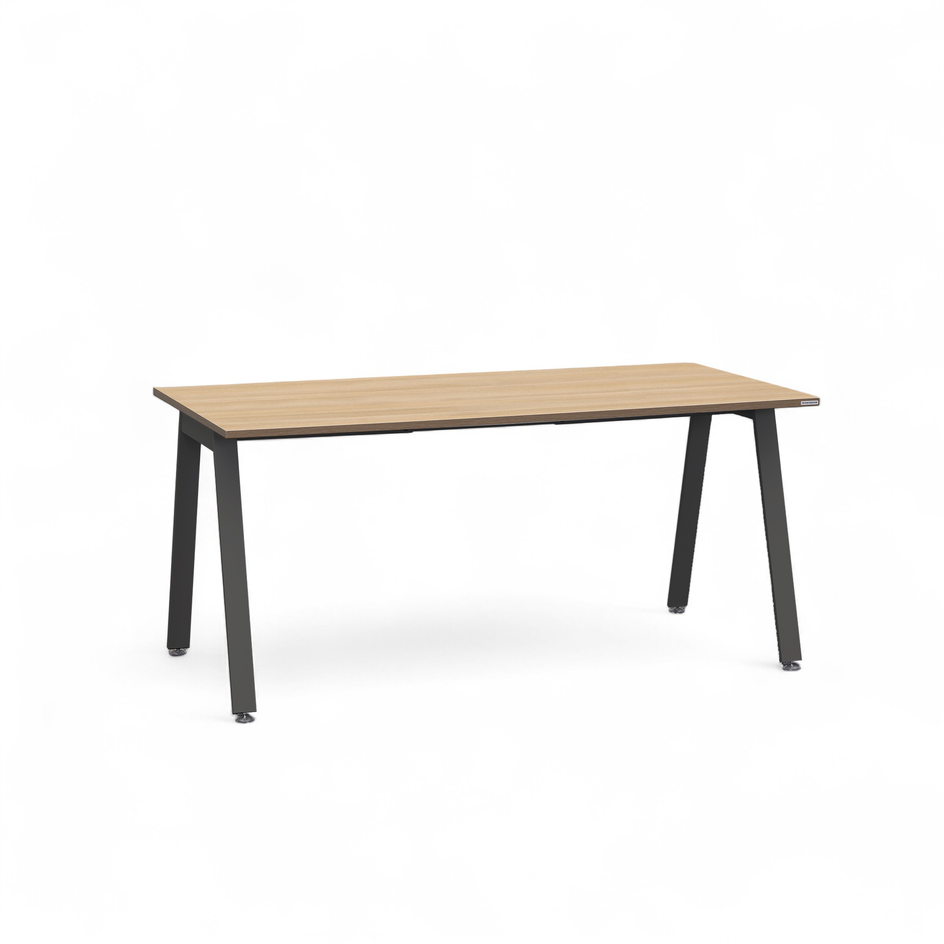 Table de bureau Tradingzone Sem 160x80 cm, Chêne/Noir, Rectangulaire, Nouveau, Table - Haute qualité & longue durée de vie