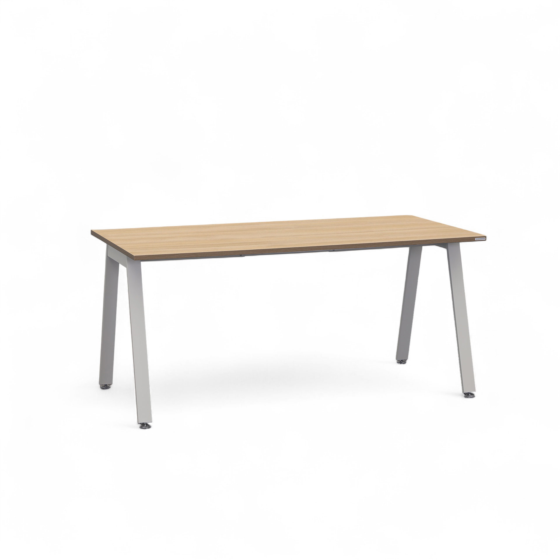 Bürotisch Tradingzone Sem 160x80 cm, Eiche/Silbergrau, Rechteckig, Neu, Tisch - Hochwertig & langlebig