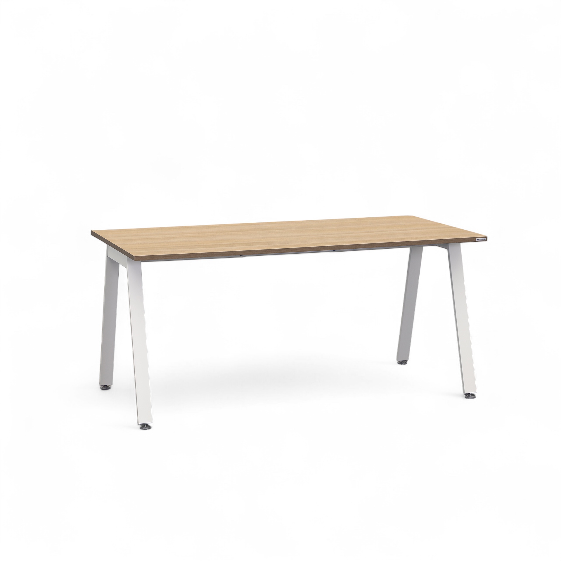 Image of Bürotisch Tradingzone Sem 160x80 cm, Eiche/Weiss, Rechteckig, Neu, Tisch - Hochwertig & langlebig