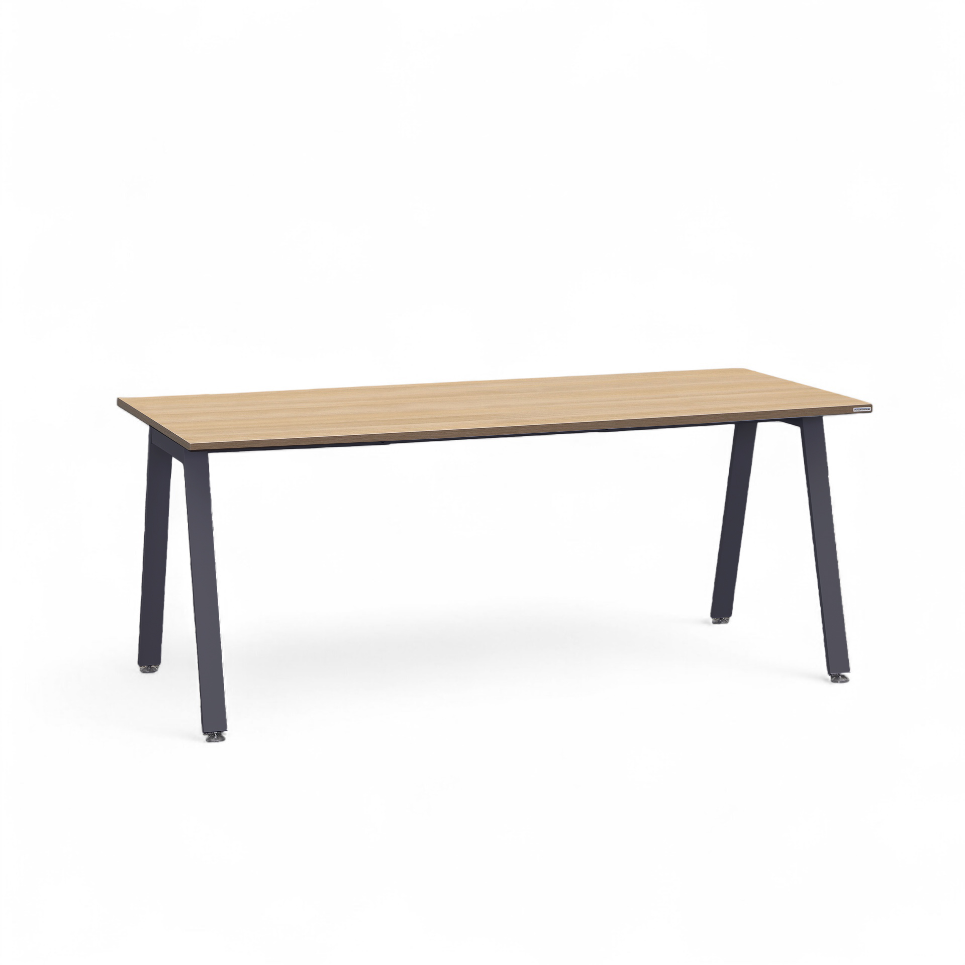 Image of Bürotisch Tradingzone Sem 180x80 cm, Eiche/Schwarz, Rechteckig, Neu, Tisch - Hochwertig & langlebig