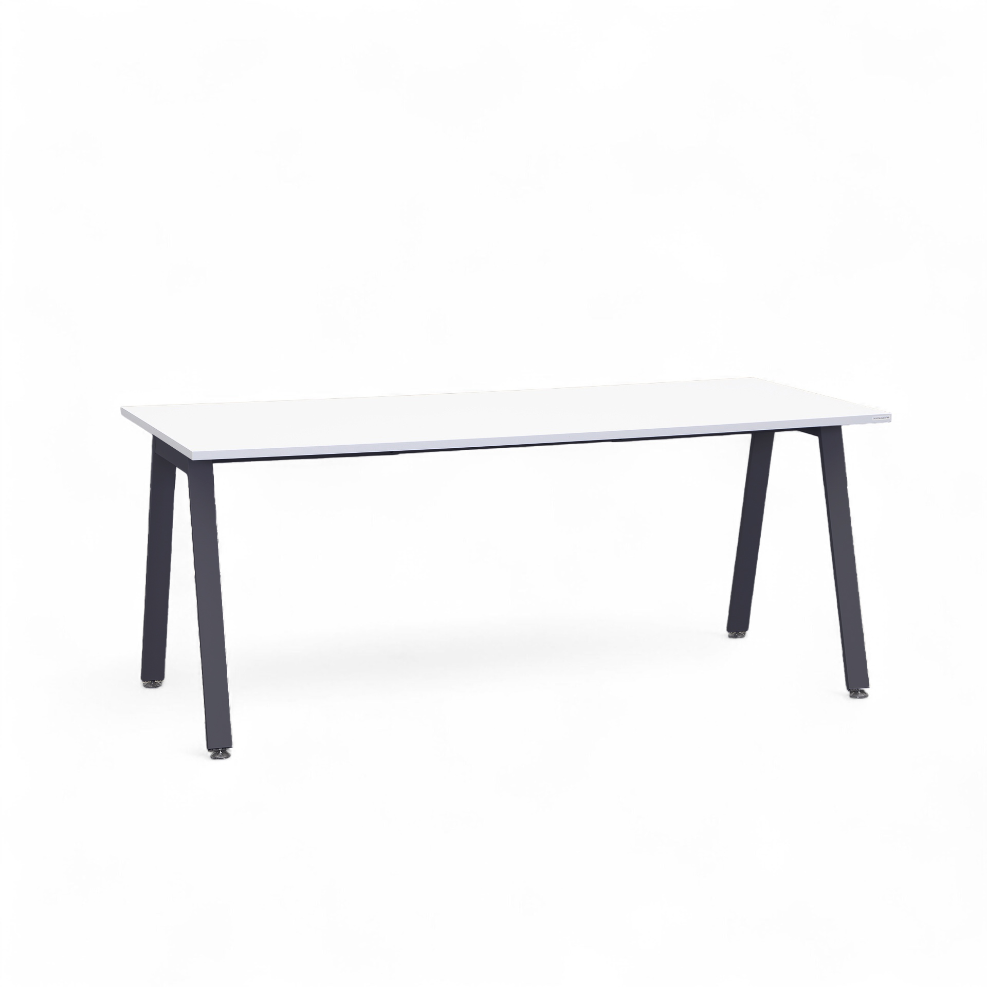 Bürotisch Tradingzone Sem 180x80 cm, Weiss/Schwarz, Rechteckig, Neu, Tisch - Hochwertig & langlebig