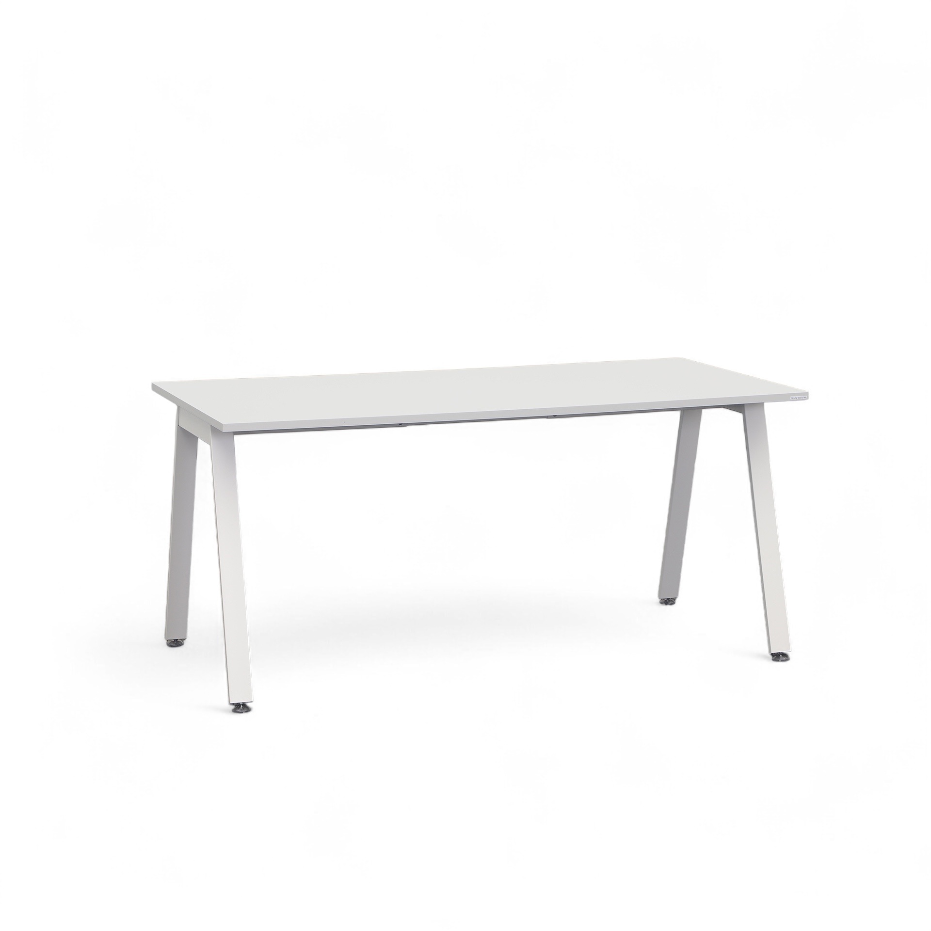 Image of Bürotisch Tradingzone Sem 160x80 cm, Weissgrau/Weiss, Rechteckig, Neu, Tisch - Hochwertig & langlebig