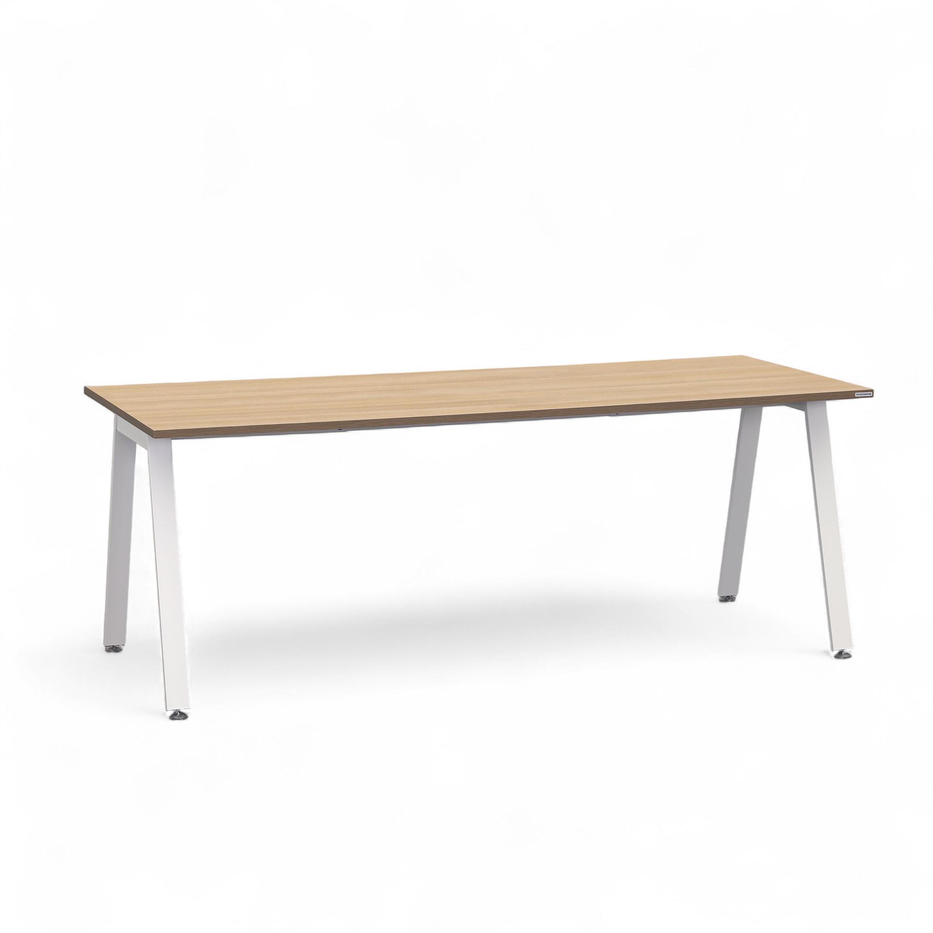Bürotisch Tradingzone Sem 200x90 cm, Eiche/Weiss, Rechteckig, Neu, Tisch - Hochwertig & langlebig