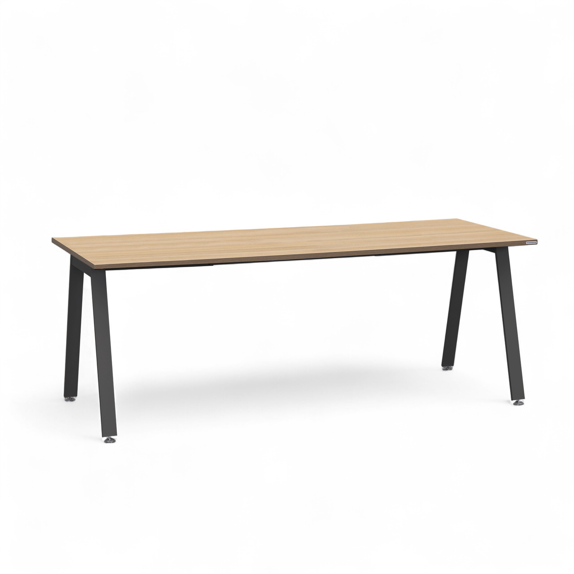 Table de bureau Tradingzone Sem 200x90 cm, Chêne/Noir, Rectangulaire, Nouveau, Table - Haute qualité & longue durée de vie