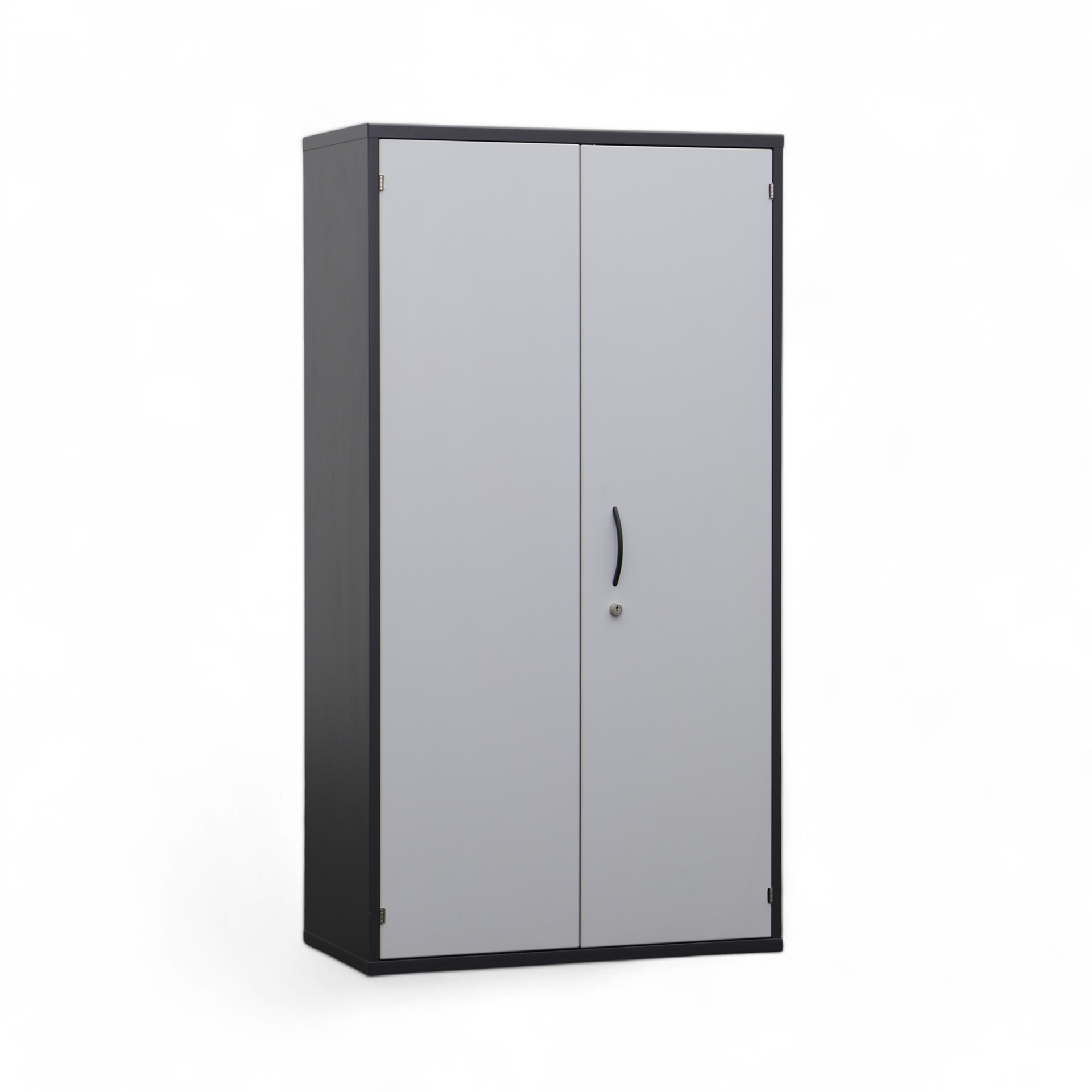 Flügeltürschrank Elan Euroffice Swissmade (Lichtgrau, Normal Gebraucht, Lichtgrau, Lichtgrau, Mit Schlüssel)