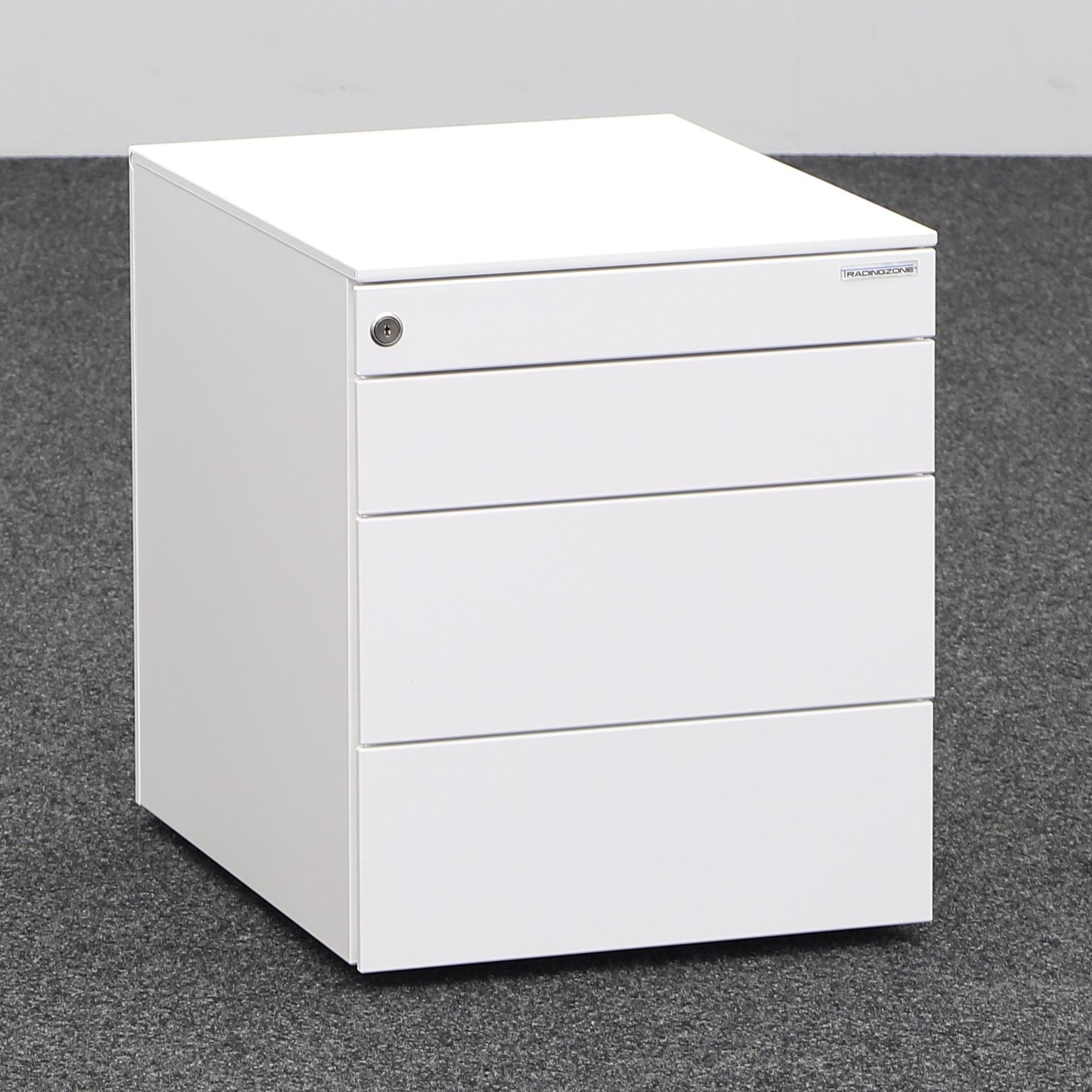 Rollcontainer Dieffebi (Weiss, Neu, Mit Schlüssel, Schublade)