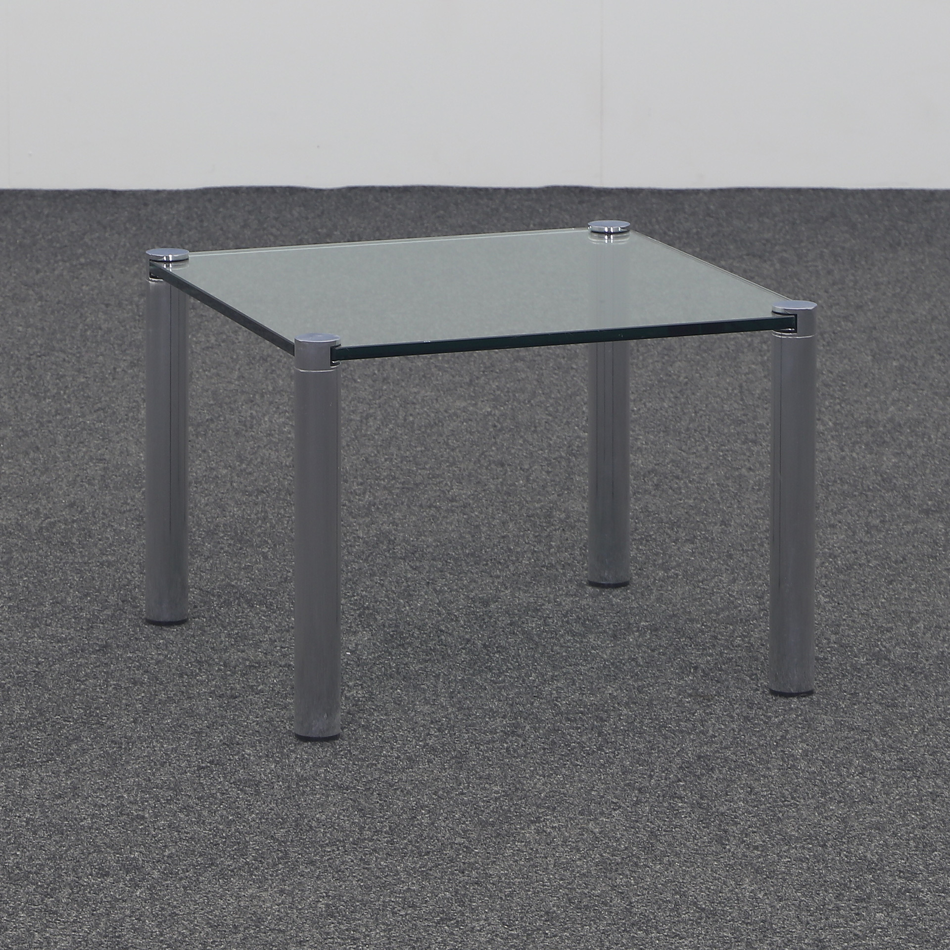 Quadratischer Salontisch aus Glas (Normal Gebraucht)