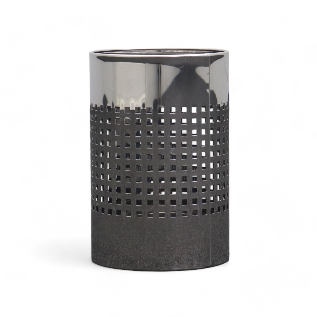 Waste bin metal chrome-plated (Normal used)