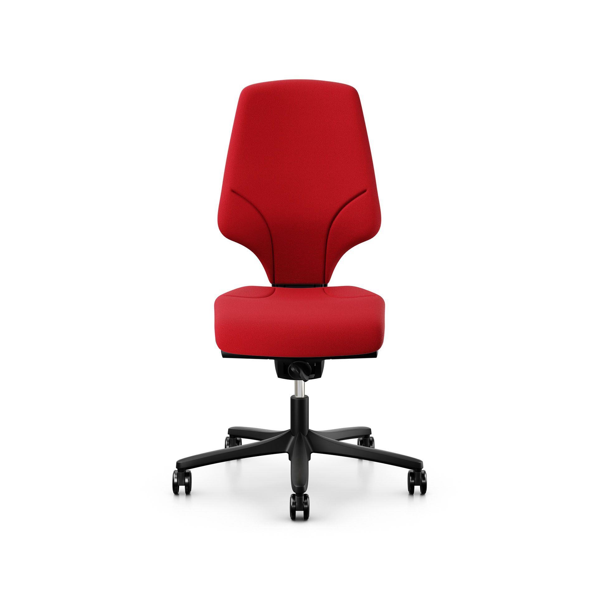 Bürostuhl Giroflex 64-3578 (Rot, Neu, Schwarz, ohne Armlehnen)