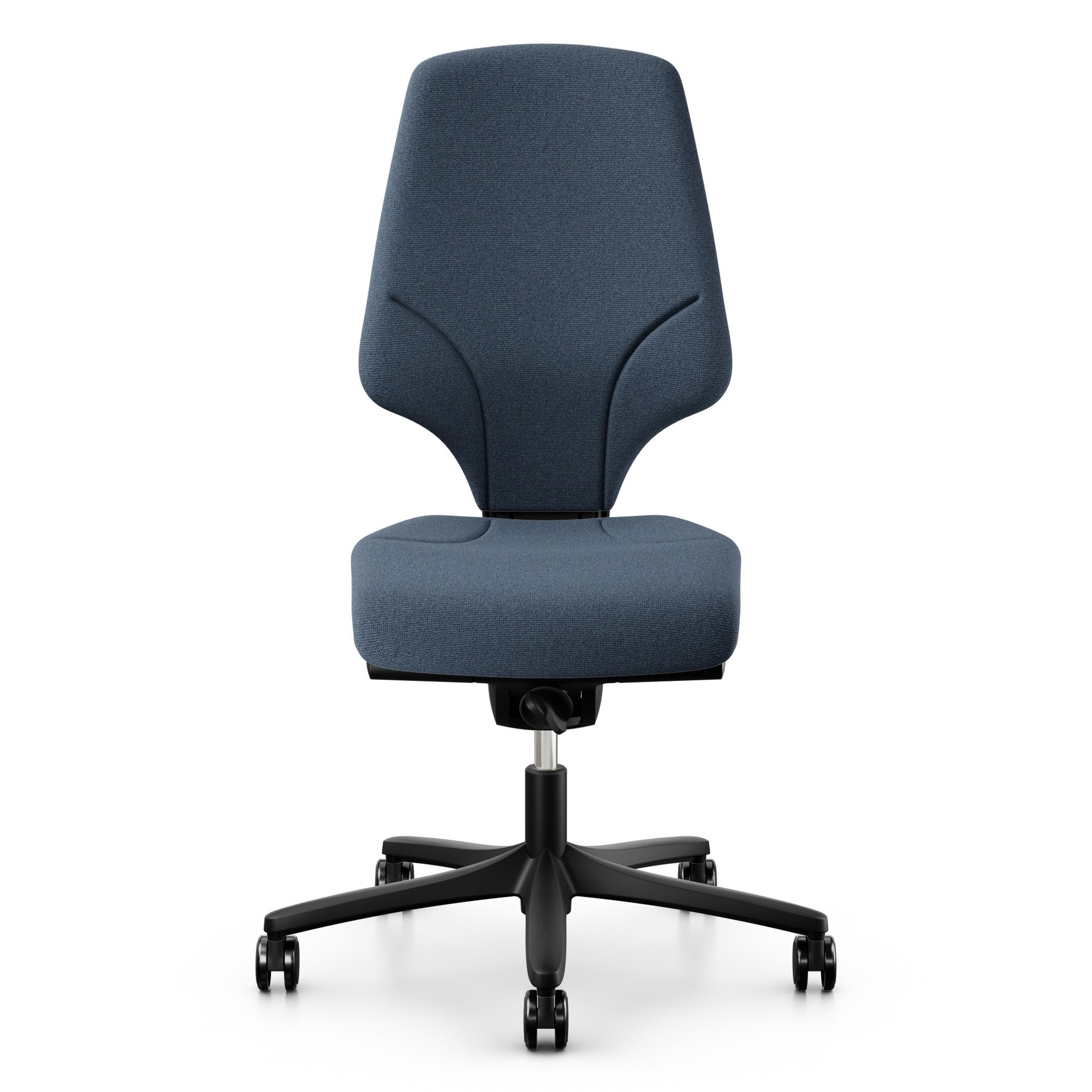 Fauteuil pivotant Giroflex 64-3578 (Bleu foncé, Nouveau, sans accoudoirs)