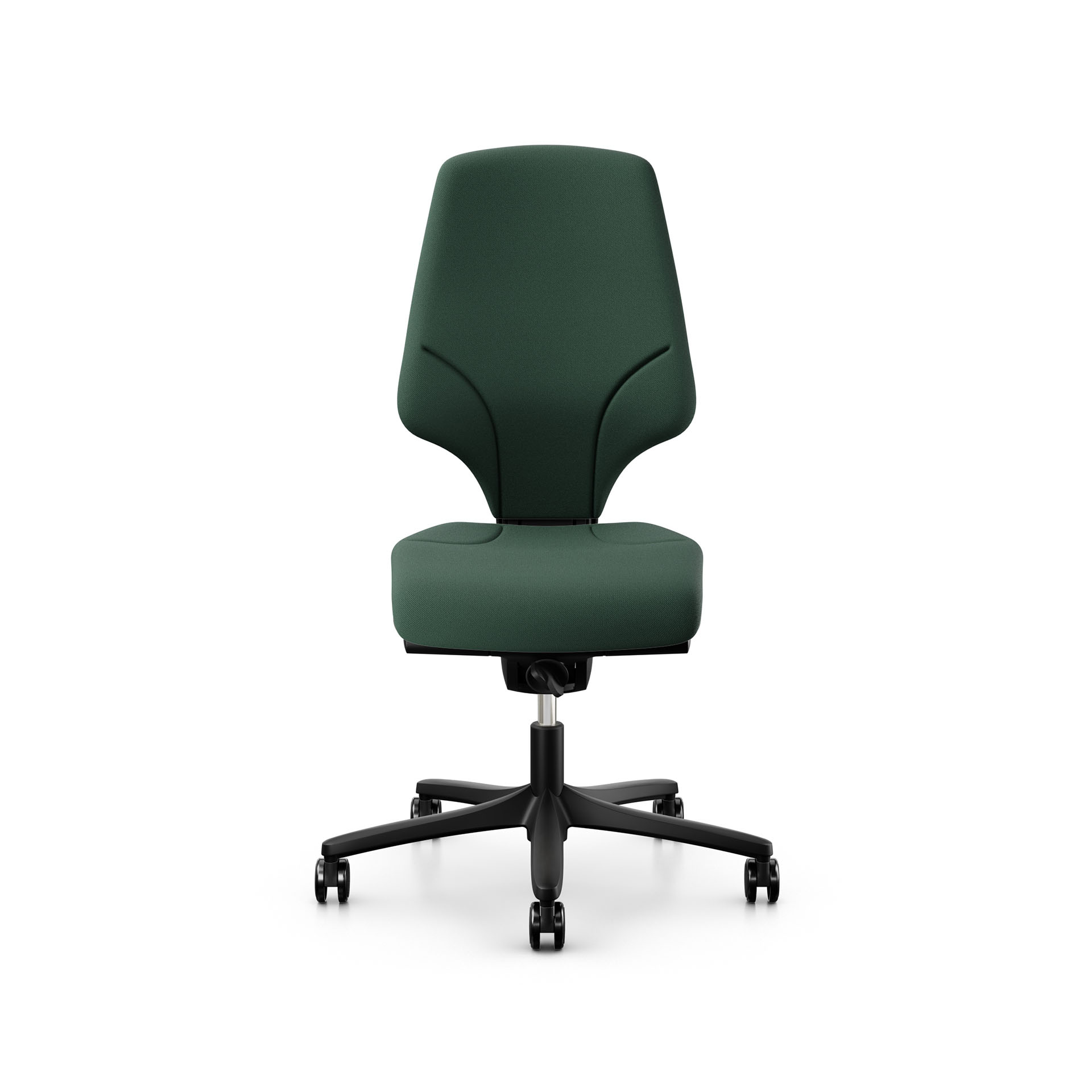 Image of Bürostuhl Giroflex 64-3578 ohne Armlehnen, Dunkelgrün/Schwarz, Neu, Ergonomischer Stuhl - ideal für flexibles Arbeiten
